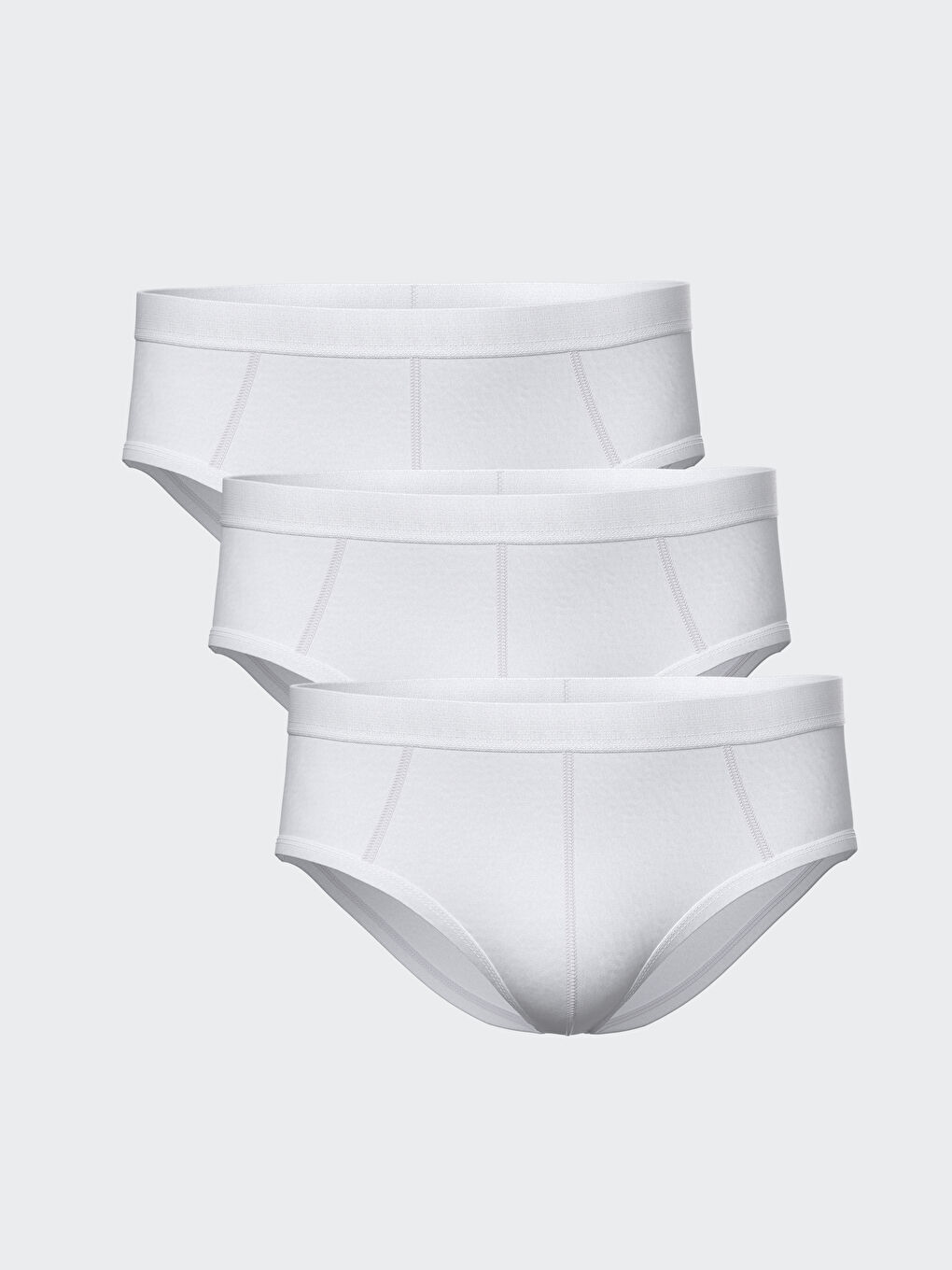 Standardgröße Baumwolle Flexible Herren Slip-Slips 3er-Pack