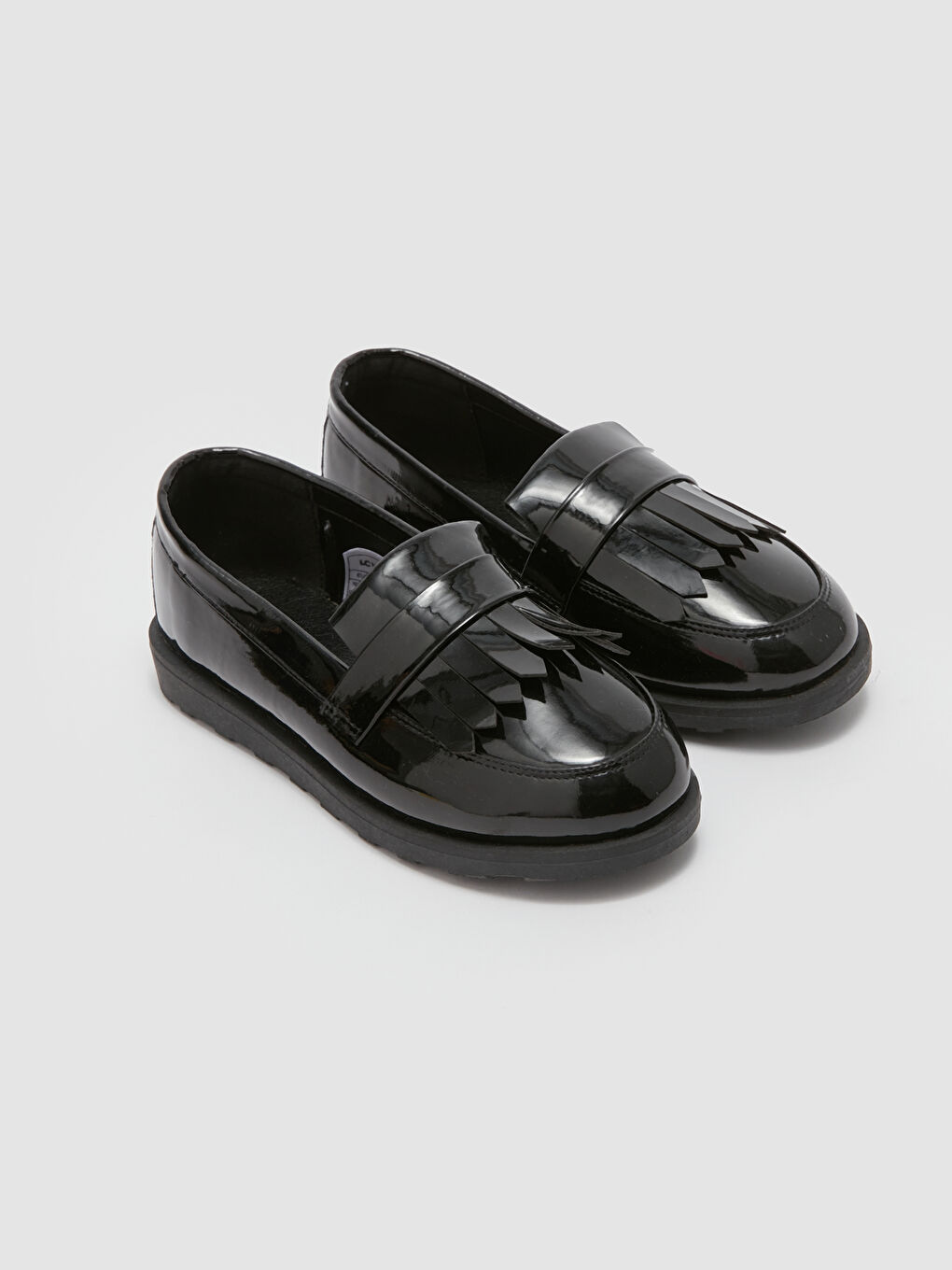 Leather Look Tassel Detailed Girls' Classic Shoes