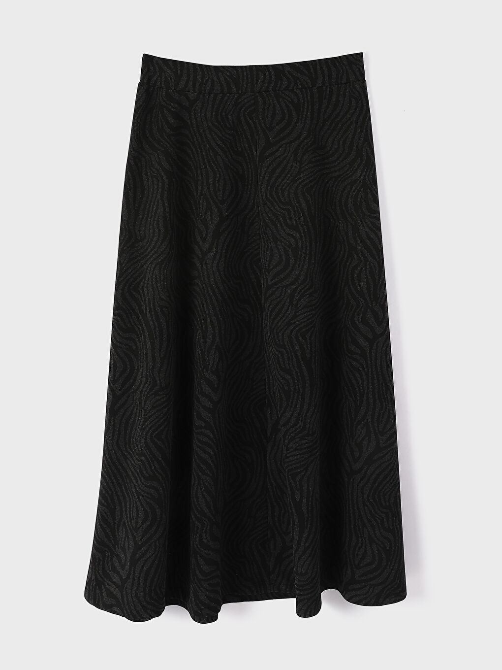 جيبة نسائية واسعة بخصر مرن ومطبوع-7