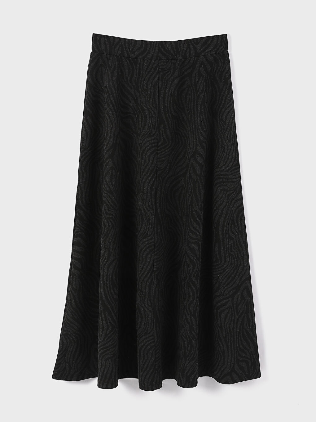 جيبة نسائية واسعة بخصر مرن ومطبوع-6