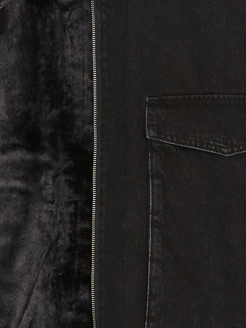Jacke mit Kragen für Damen aus Denim-8