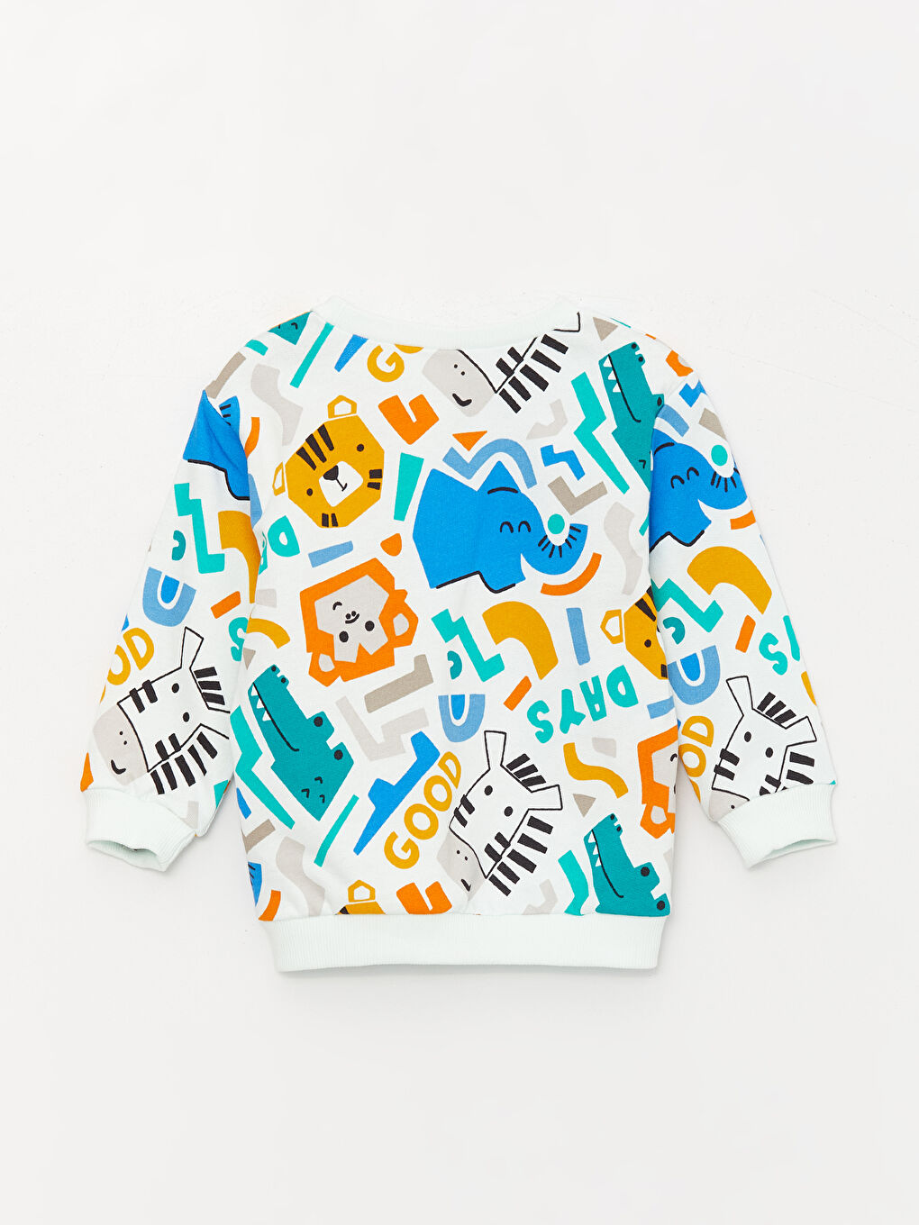 LC Waikiki Crew Neck Printed Baby Boy Sweatshirt -W3AI39Z1-LRA