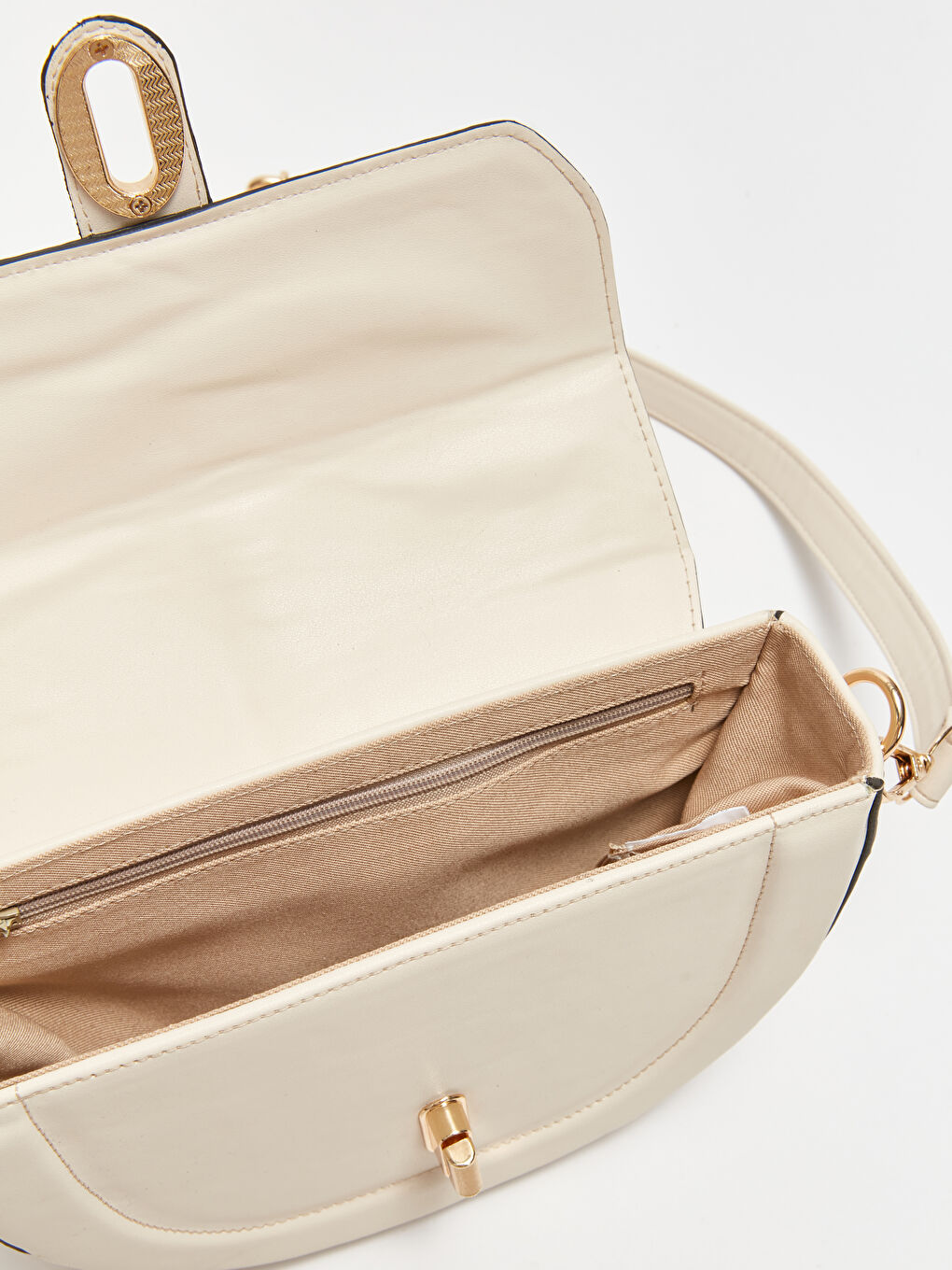 Leather Look Strappy Women Arm Bag-5