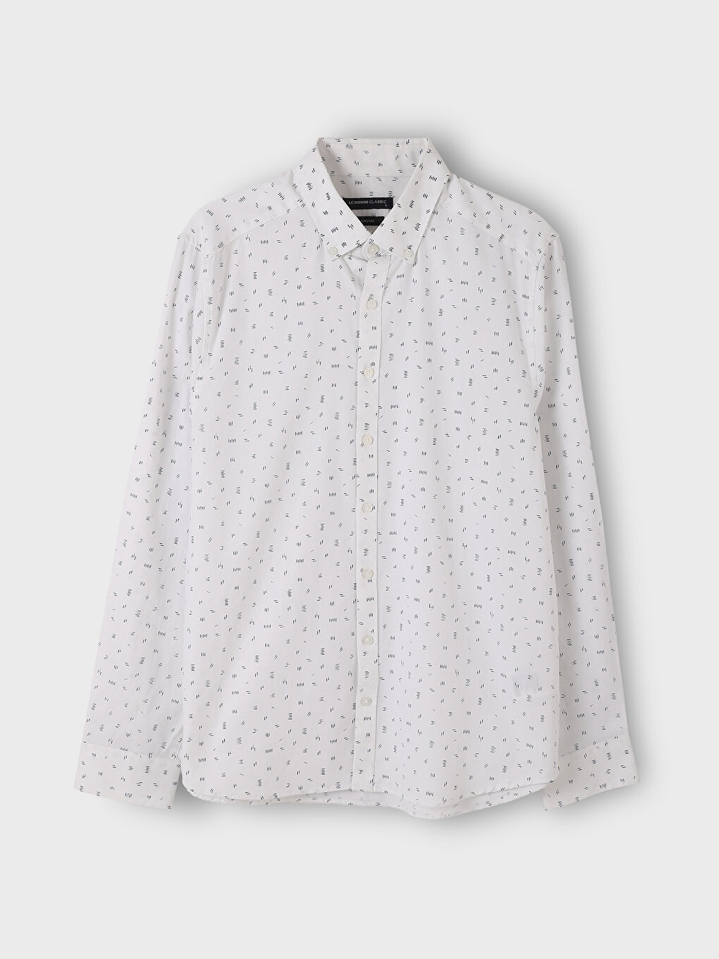 Slim Fit Long Sleeve Oxford Men's Shirt