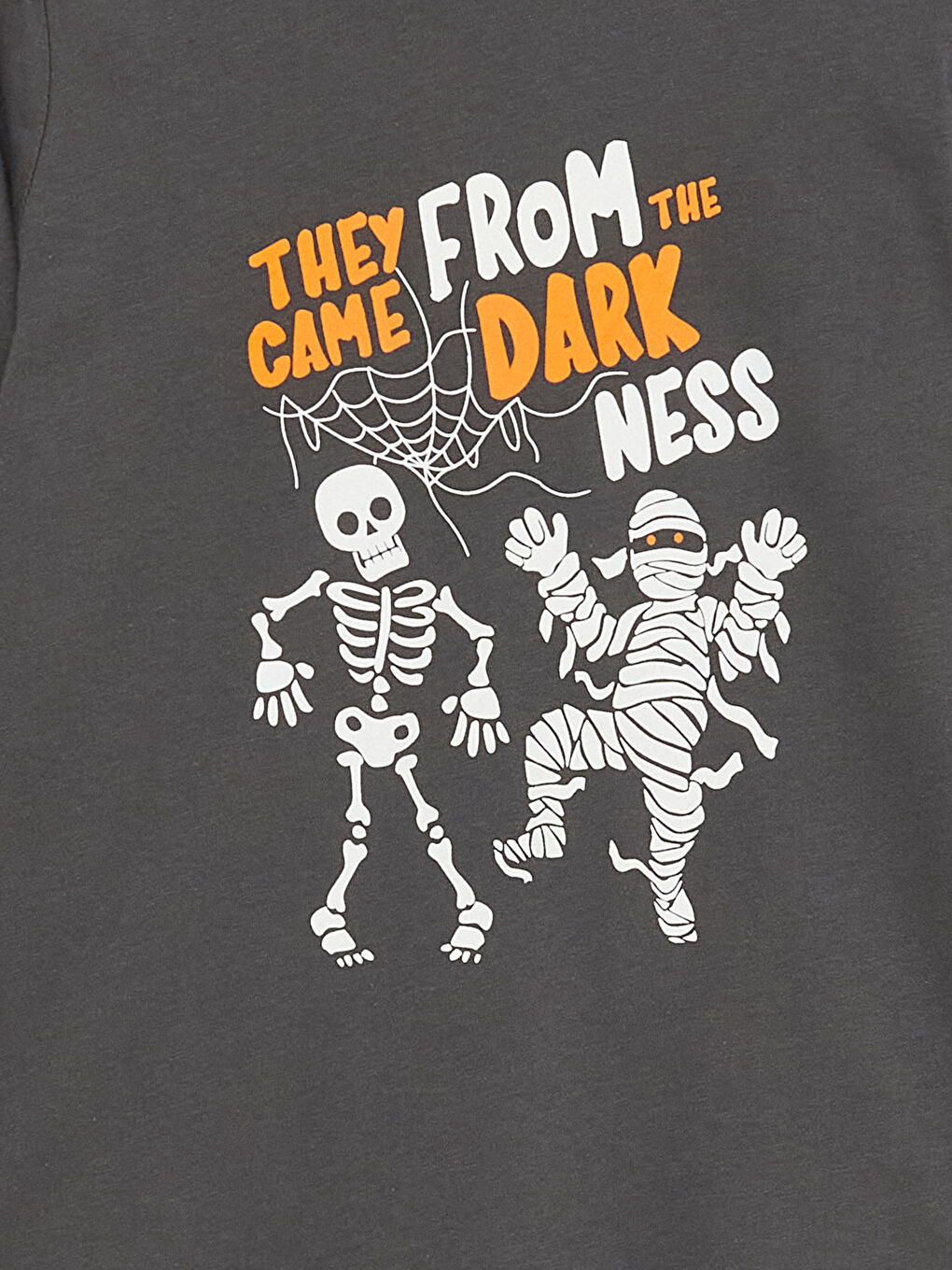 Crew Neck Printed Long Sleeve Boys' Pyjama Set-3