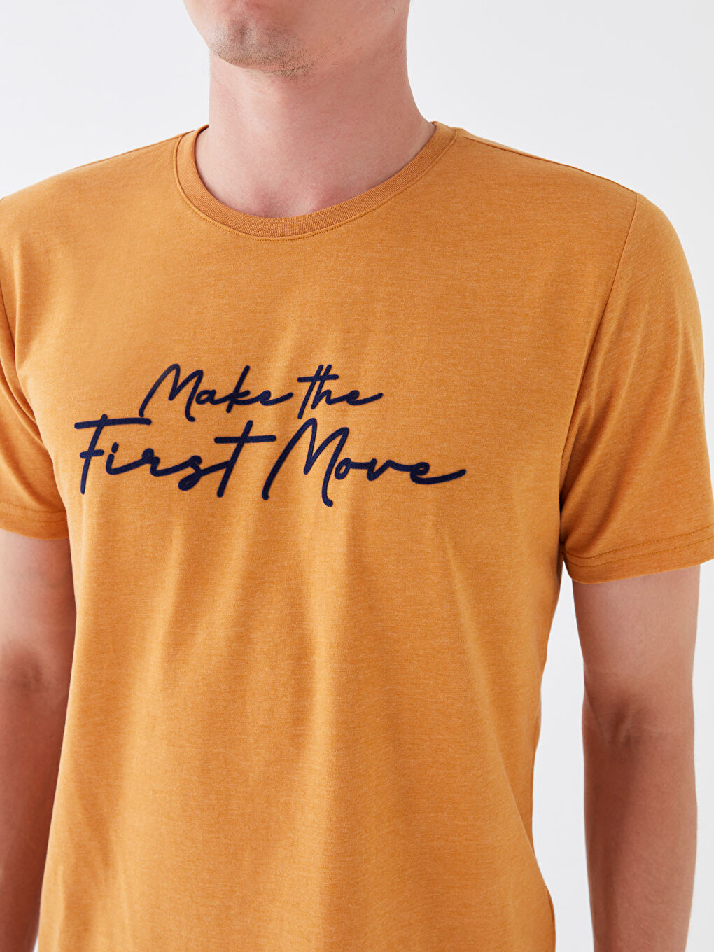 Sarı Standart Kalıp Erkek Pijama Takımı-2