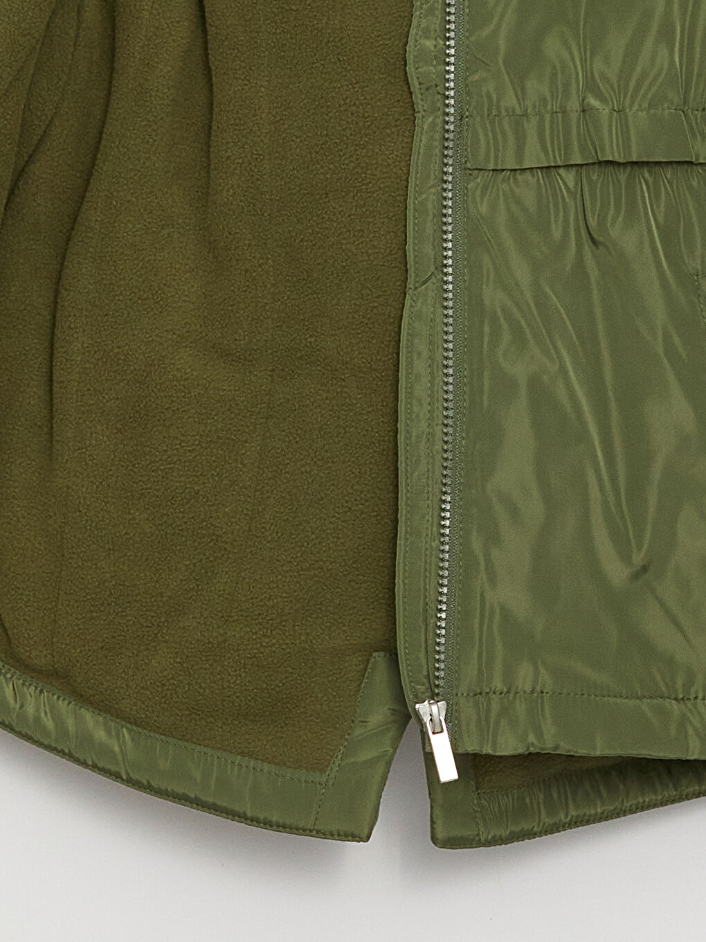 Hooded Basic Girl Coat-1