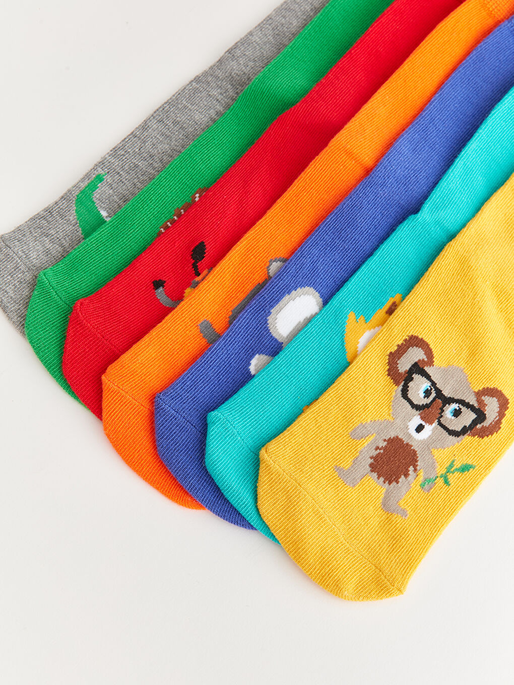 Patterned Boys' Ankle Socks 7 Pack-2