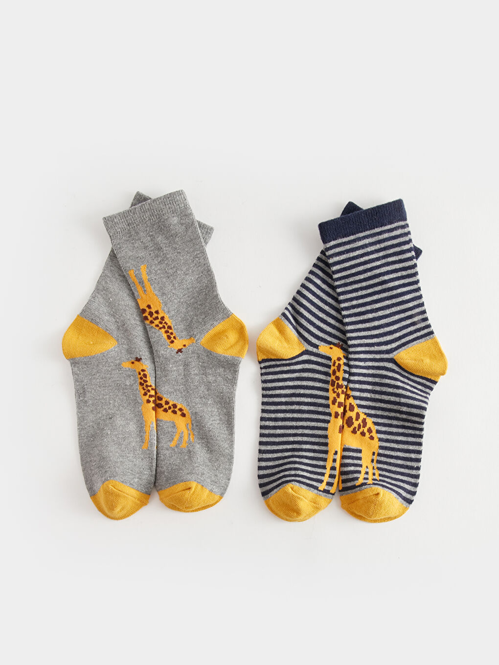 Karışık Desenli Erkek Çocuk Soket Çorap 7'li-3