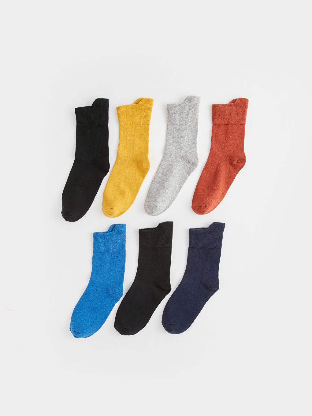 LCW Kids Basic Boys' Ankle Socks 7 Pack -W3AJ73Z4-K00