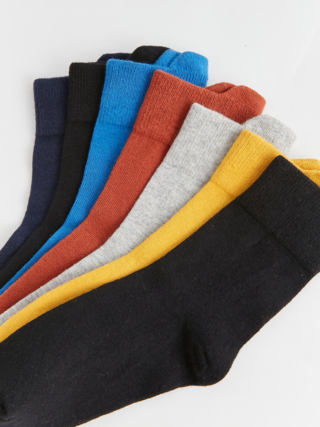 LCW Kids Basic Boys' Ankle Socks 7 Pack -W3AJ73Z4-K00
