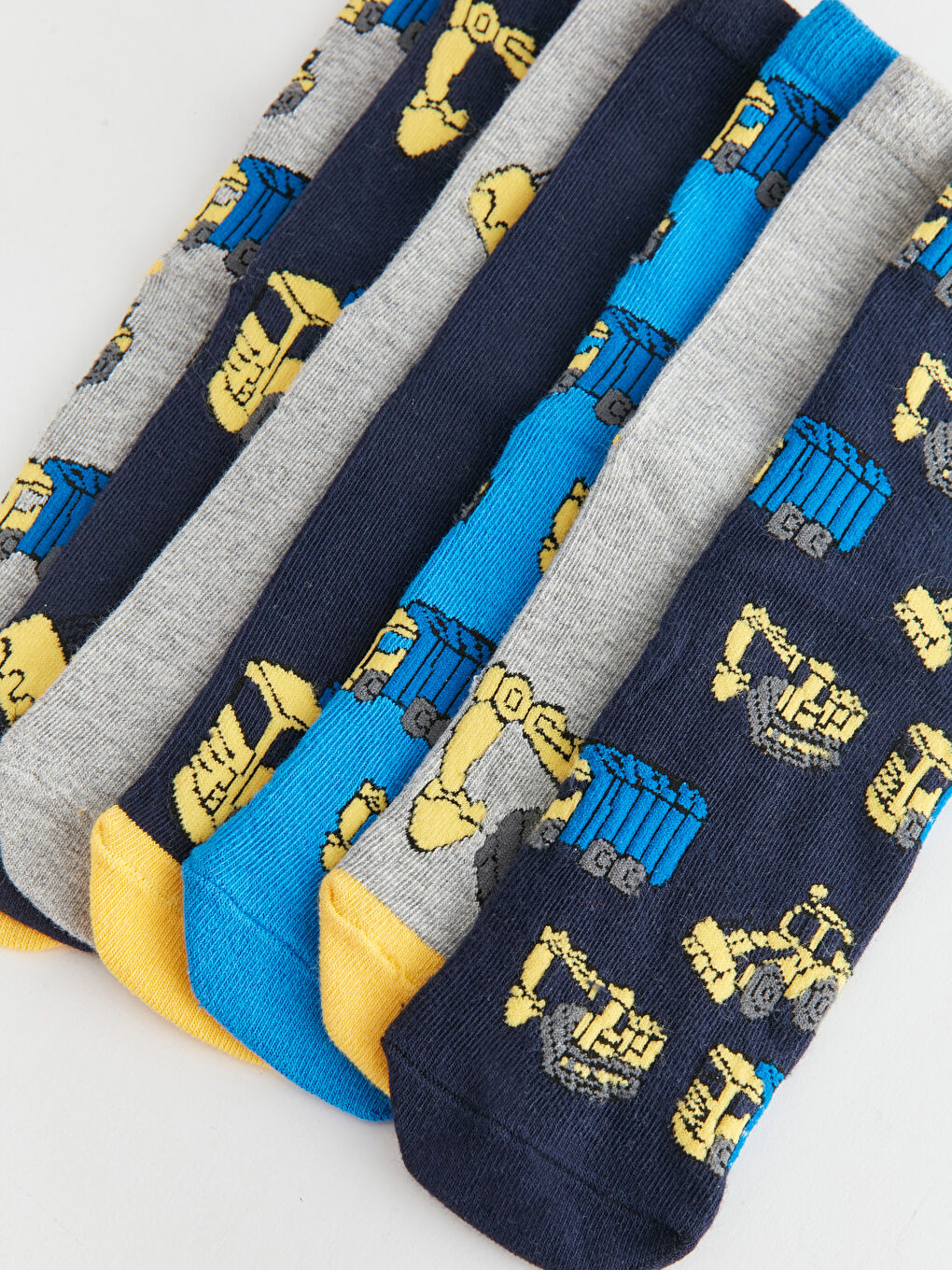 Karışık Desenli Erkek Çocuk Soket Çocuk 7'li-2