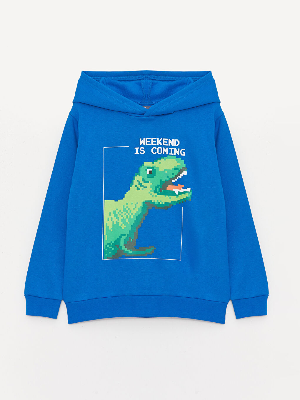 Printed Long Sleeve Boys' Hoodie and Sweatpants-1