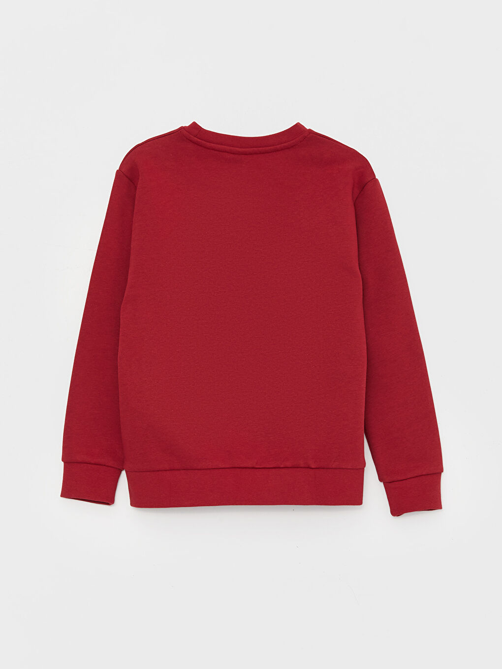 LCW Kids Bordo Bisiklet Yaka Baskılı Uzun Kollu Erkek Çocuk Sweatshirt ve Eşofman Altı - 5