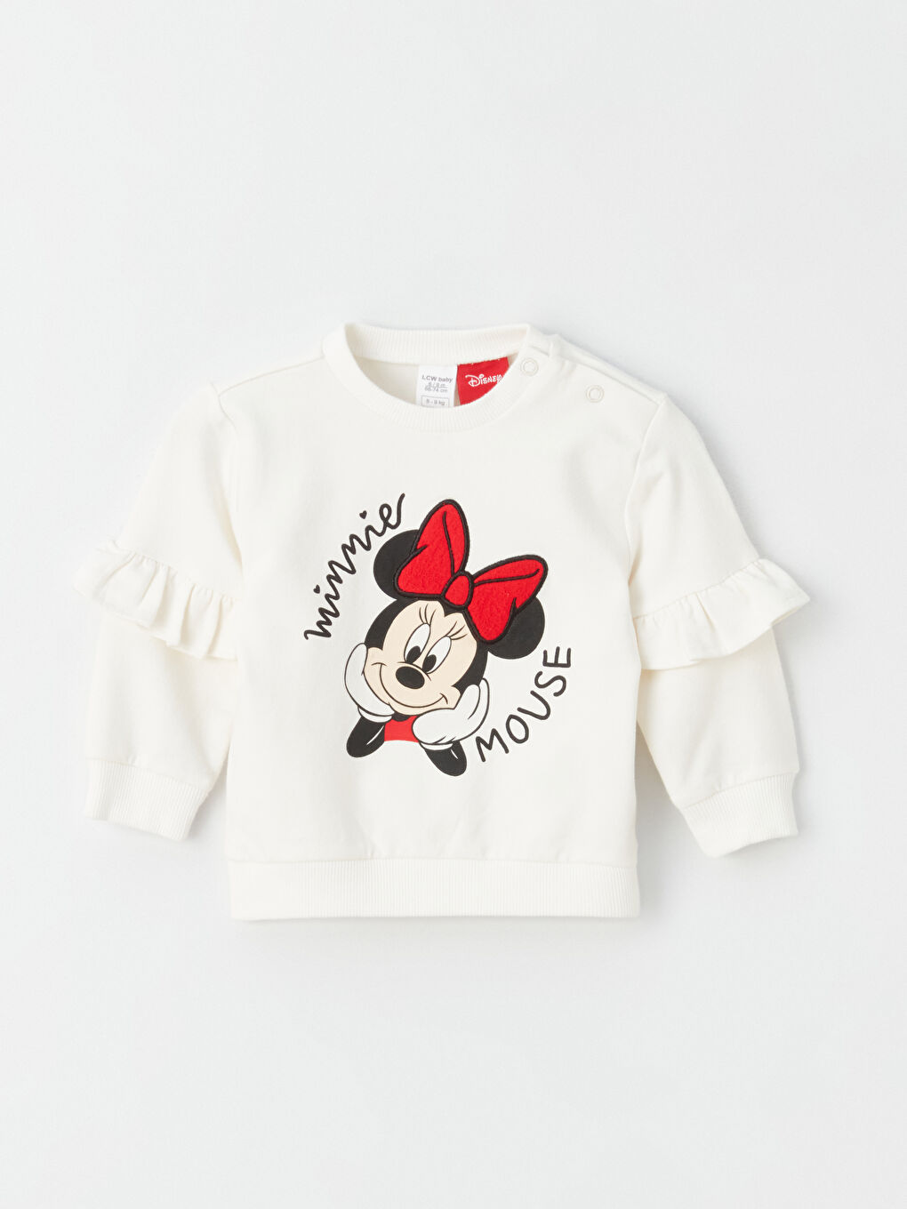 LCW baby Rundhalsausschnitt Langarm Minnie Mouse Bedruckt Baby Mädchen Sweatshirt und Leggings 2er-Pack Set -W3AK46Z1-FDU