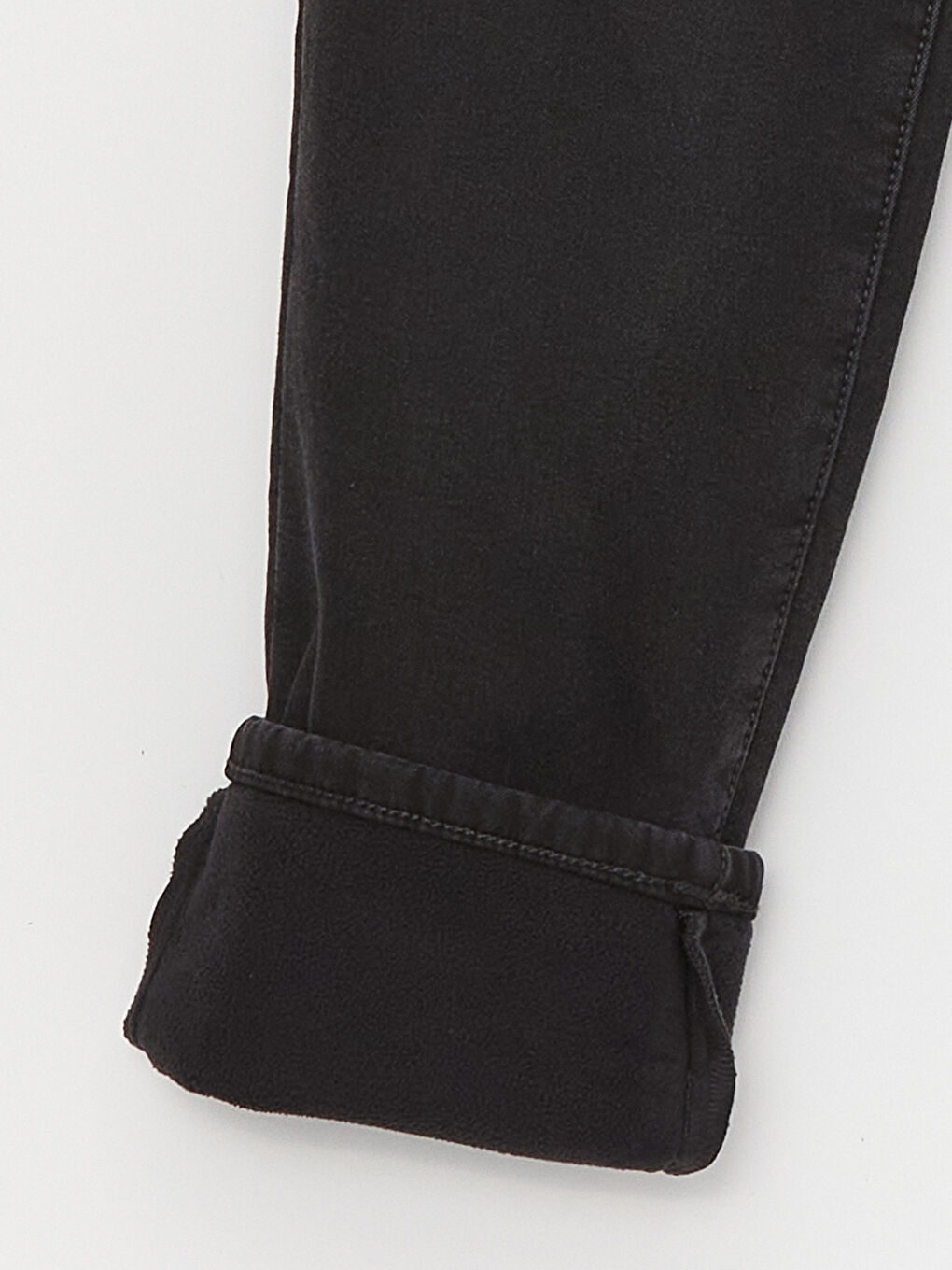 Еластична Талія Звичайний Крій Флісова Підкладка Джинси Для Хлопчика-2