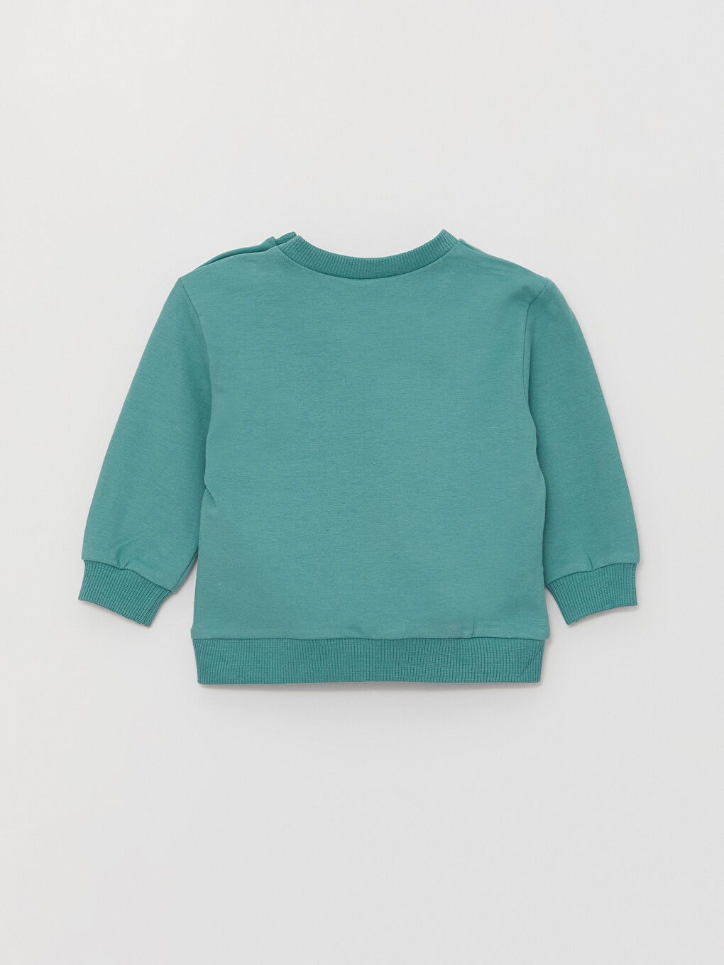 LCW baby Beyaz Bisiklet Yaka Uzun Kollu Baskılı Erkek Bebek Sweatshirt 2'li - 4