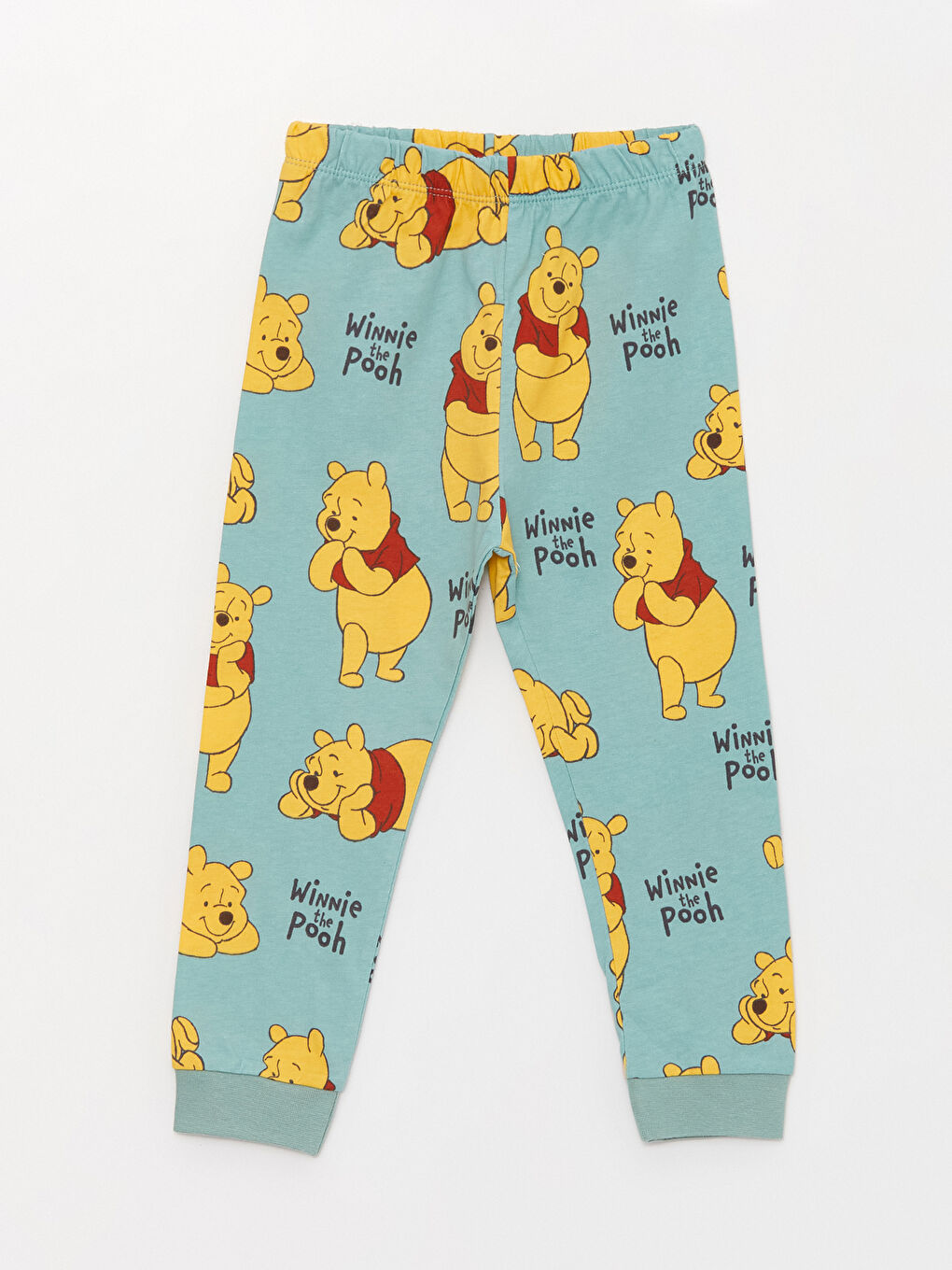 Crew Neck Long Sleeved Winnie the Pooh Printed Baby Boy Pajamas Set 2 Pack-7