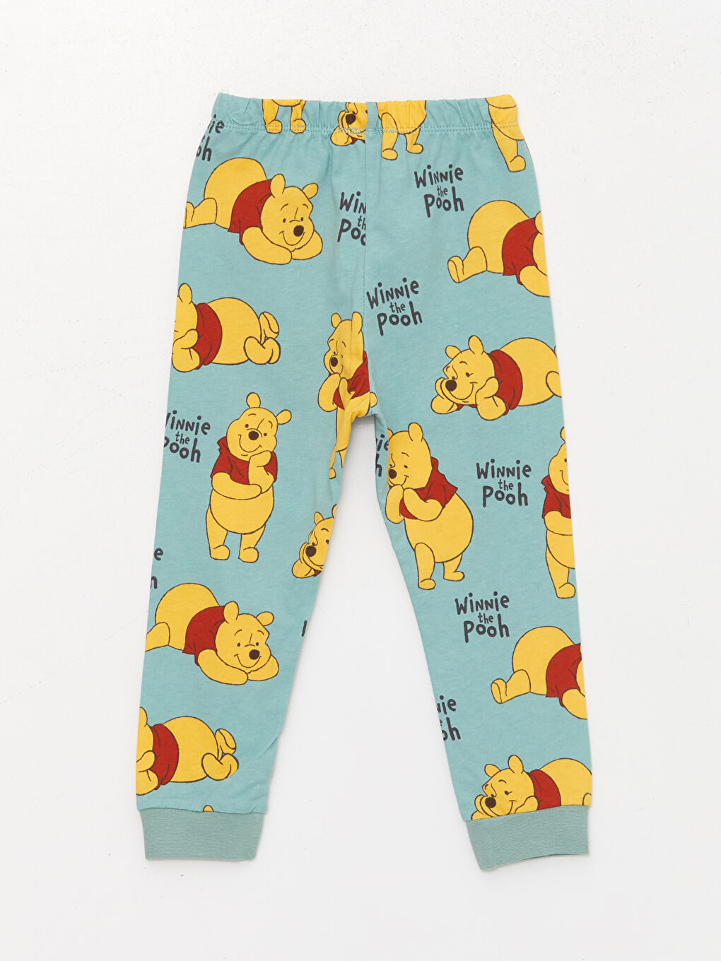 Crew Neck Long Sleeved Winnie the Pooh Printed Baby Boy Pajamas Set 2 Pack-8