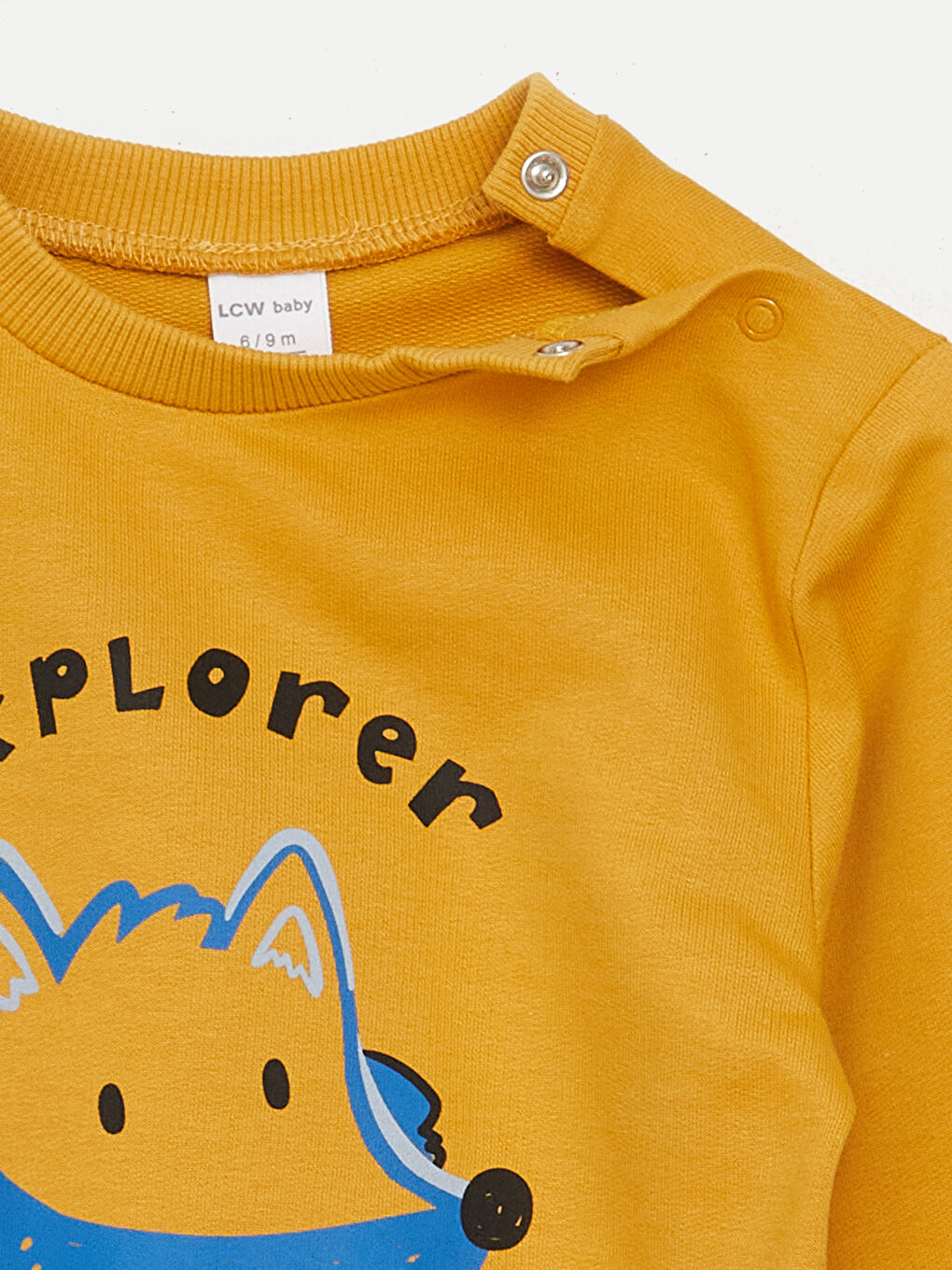 LCW baby Crew Neck Long Sleeve Printed Baby Boy Sweatshirt 2-Pack -W3AL16Z1-S6R