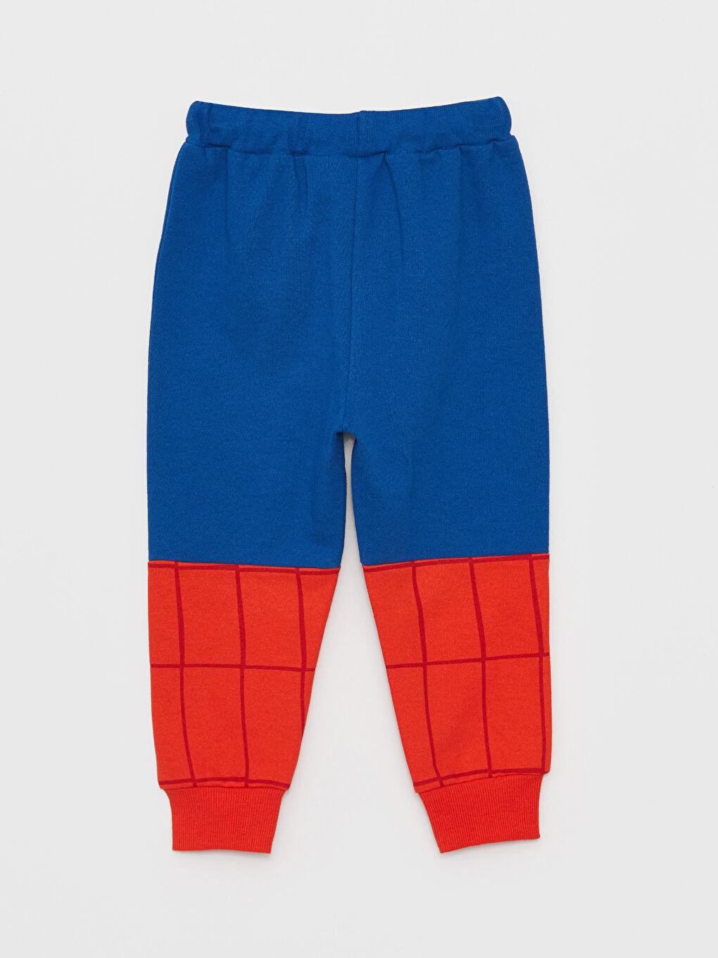 LCW baby Koyu Mavi Bisiklet Yaka Uzun Kollu Spiderman Baskılı Erkek Bebek Sweatshirt ve Pantolon 2'li Takım - 7