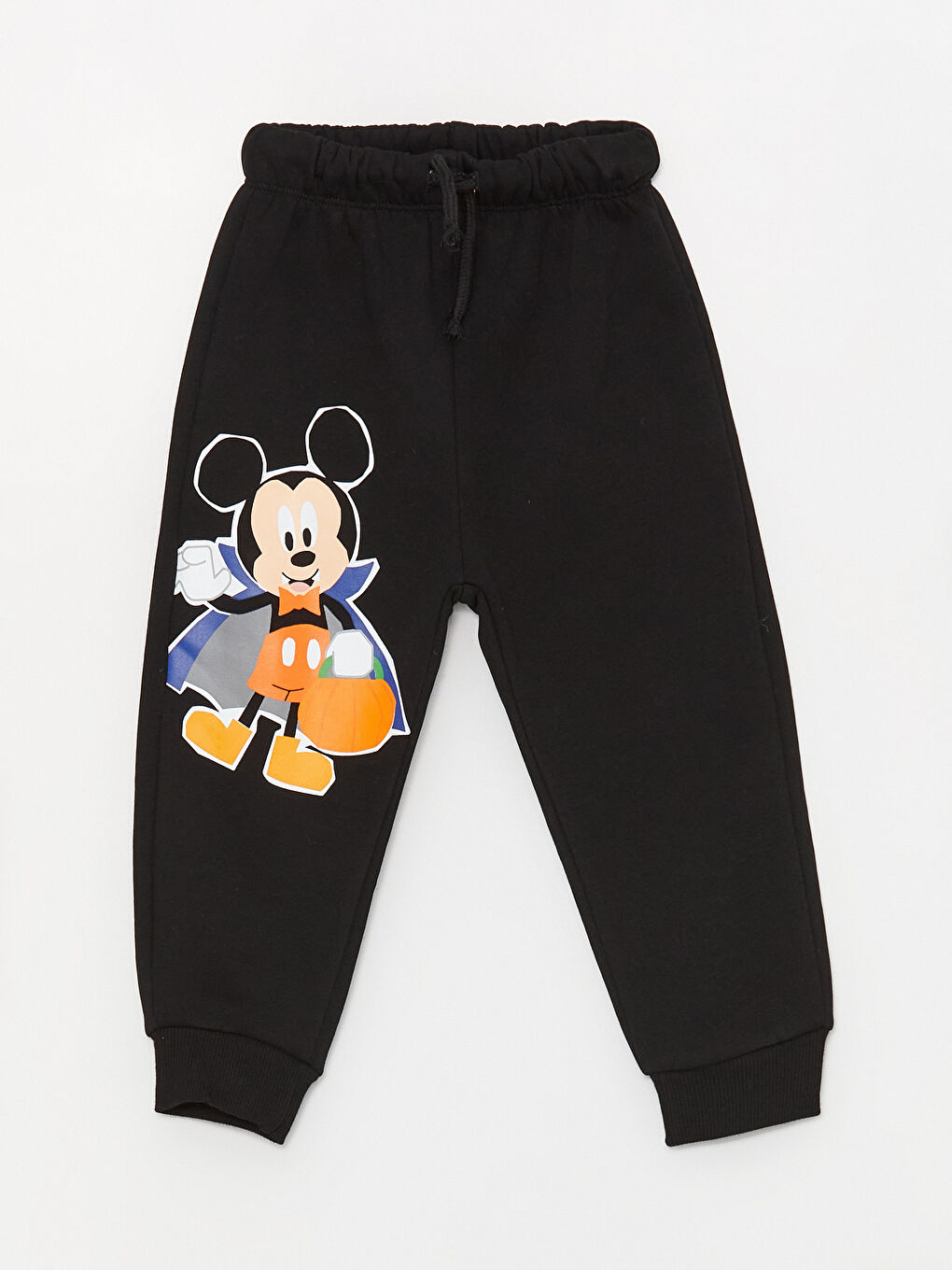 LCW baby Gri Baskılı H12 Bisiklet Yaka Uzun Kollu Mickey Mouse Baskılı Erkek Bebek Sweatshirt ve Eşofman Alt 2'li Takım - 3