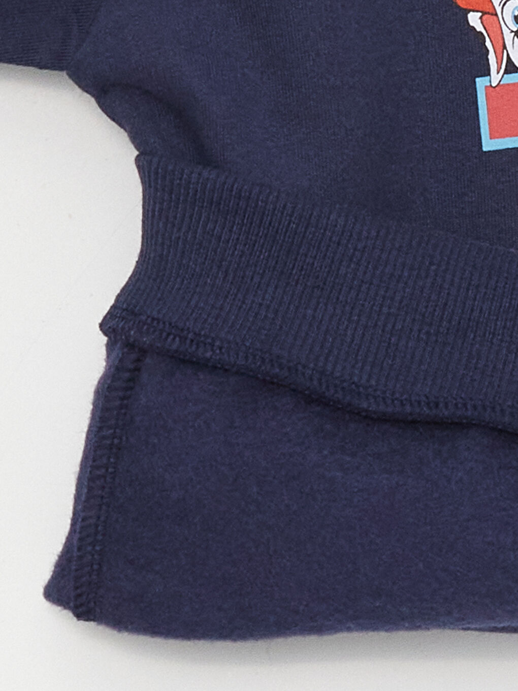 Lacivert Bisiklet Yaka Uzun Kollu Paw Patrol Baskılı Erkek Bebek Sweatshirt ve Jogger Eşofman Alt 2'li Takım-6