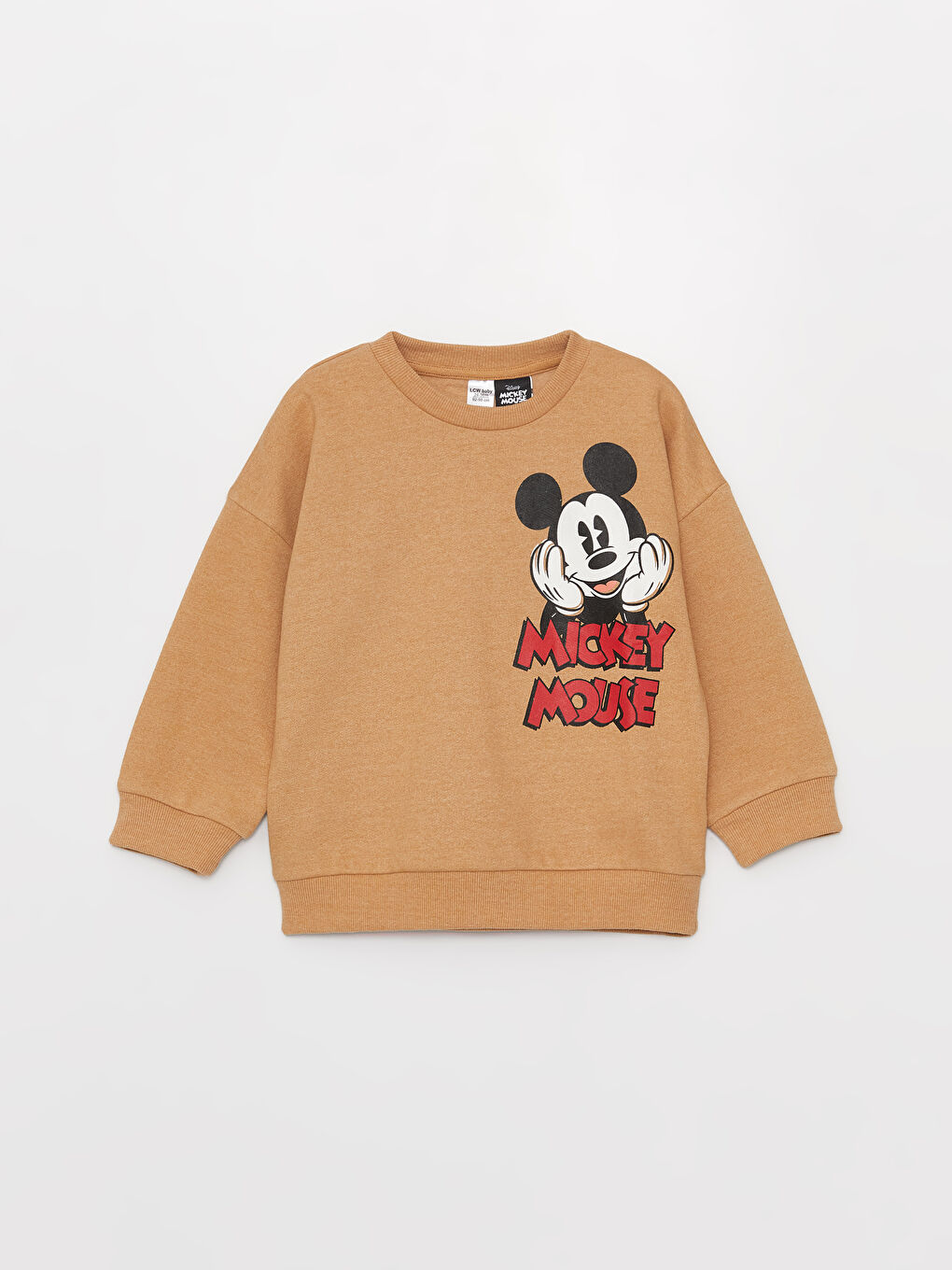 Dukserica sa okruglim izrezom, dugim rukavima i štampanim Mickey Mouse motivom za bebe dečake