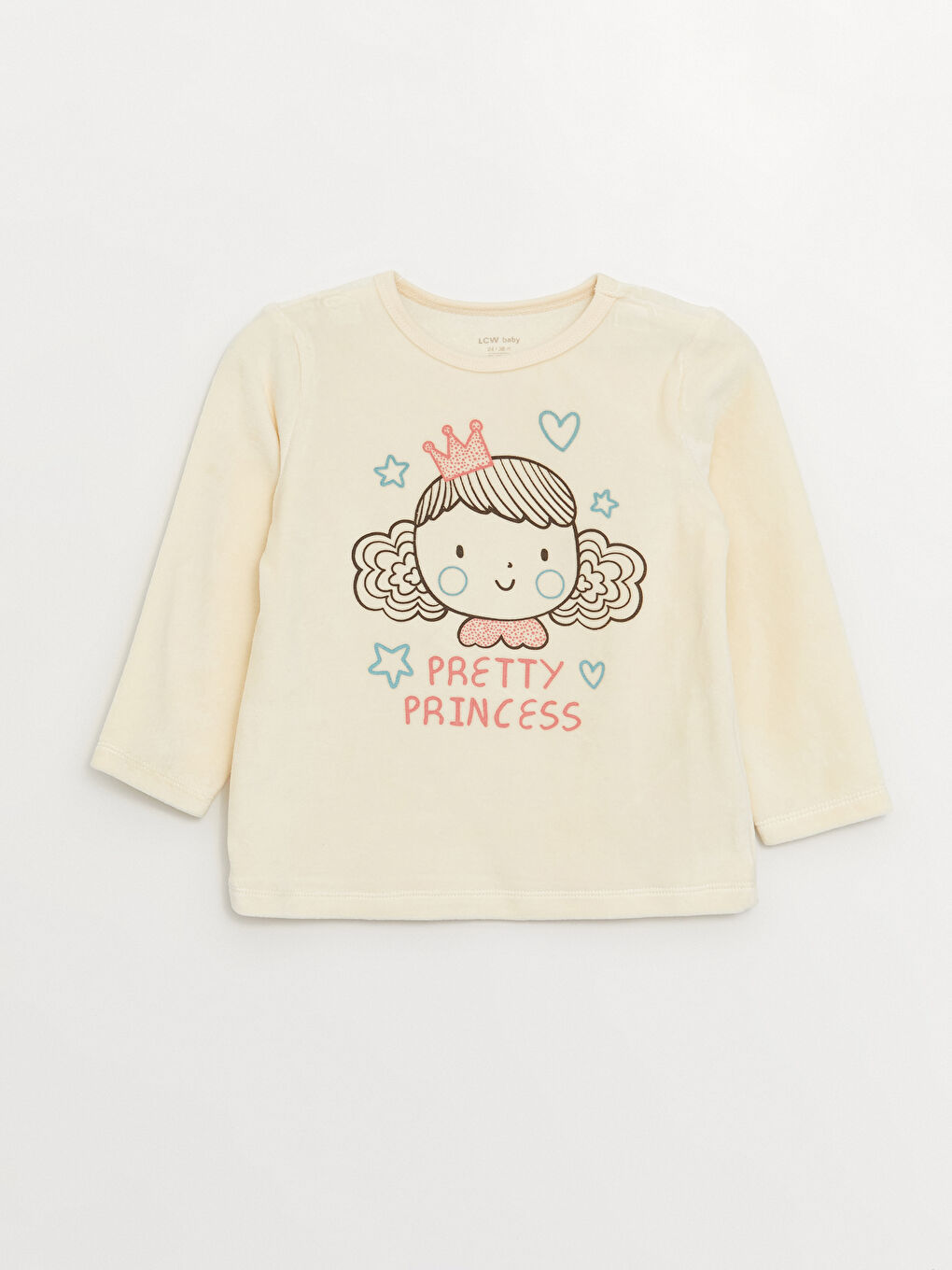 Printed Baby Girl 2-Pajama Set-1