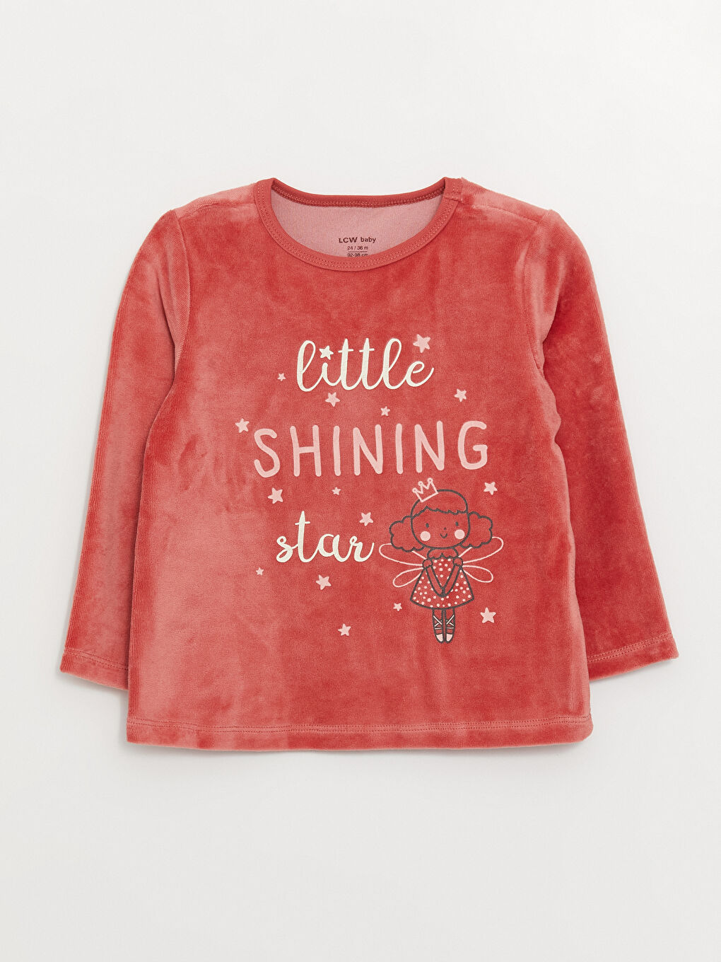 Printed Baby Girl 2-Pajama Set-4