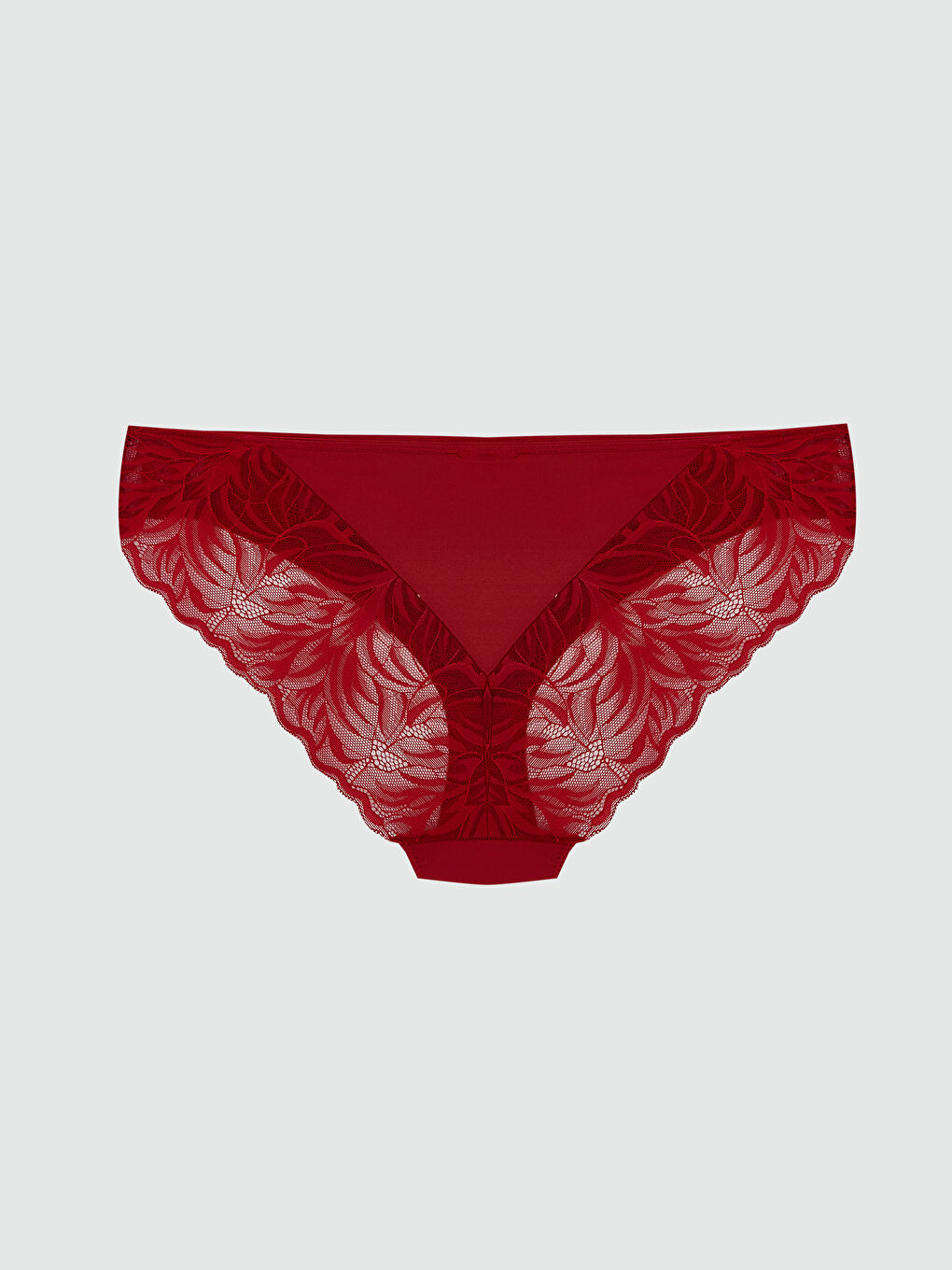 Lace Detailed Bikini Knickers-1
