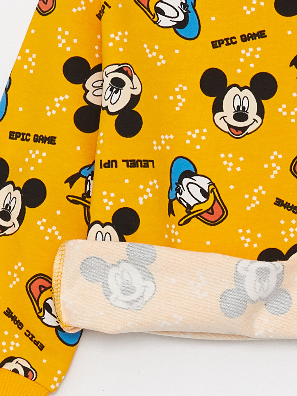 Ensemble Sweat-Shirt et Pantalon Bébé Garçons Imprimé Mickey Mouse Manches Longues Col Rond Lot de 2-3