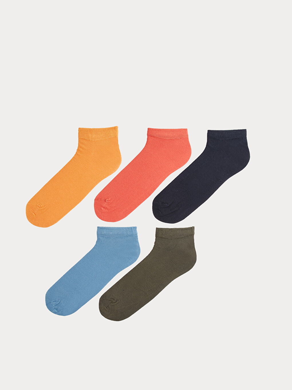 Chaussettes Booties en Bambou pour Hommes Lot de 5 pièces