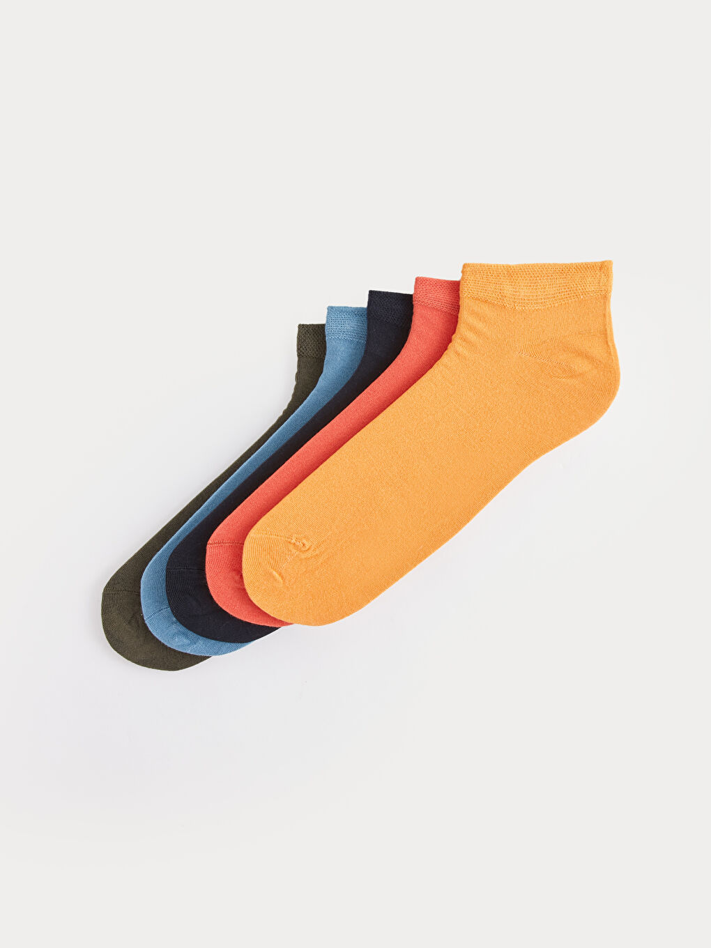 Chaussettes Booties en Bambou pour Hommes Lot de 5 pièces-1