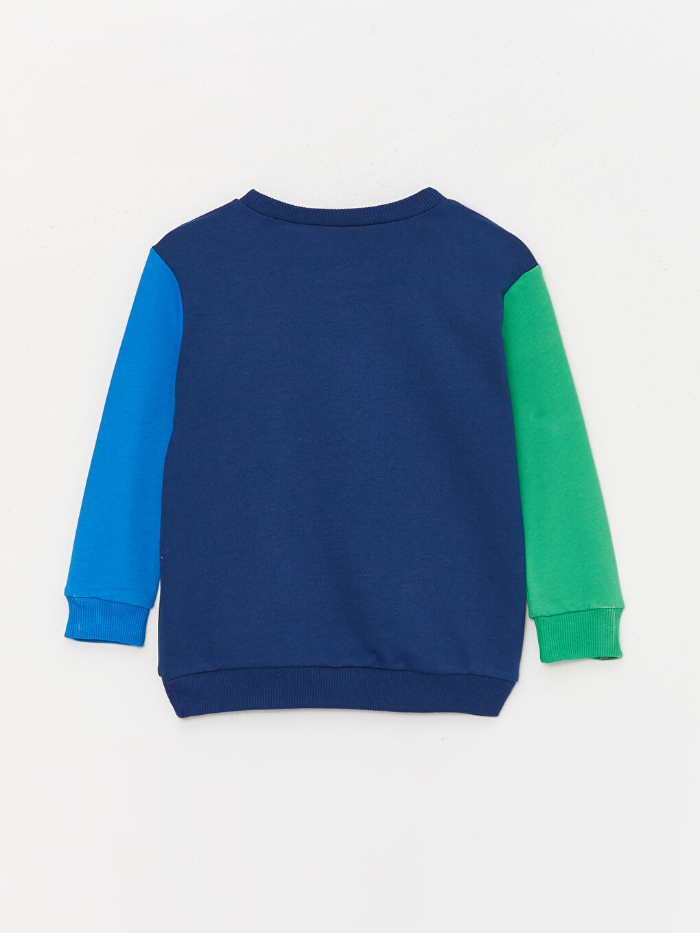 მრგვალი საყელო გრძელმკლავიანი ნაბეჭდი ბავშვის ბიჭის სპორტული მაისური 2-შეკვრა-2