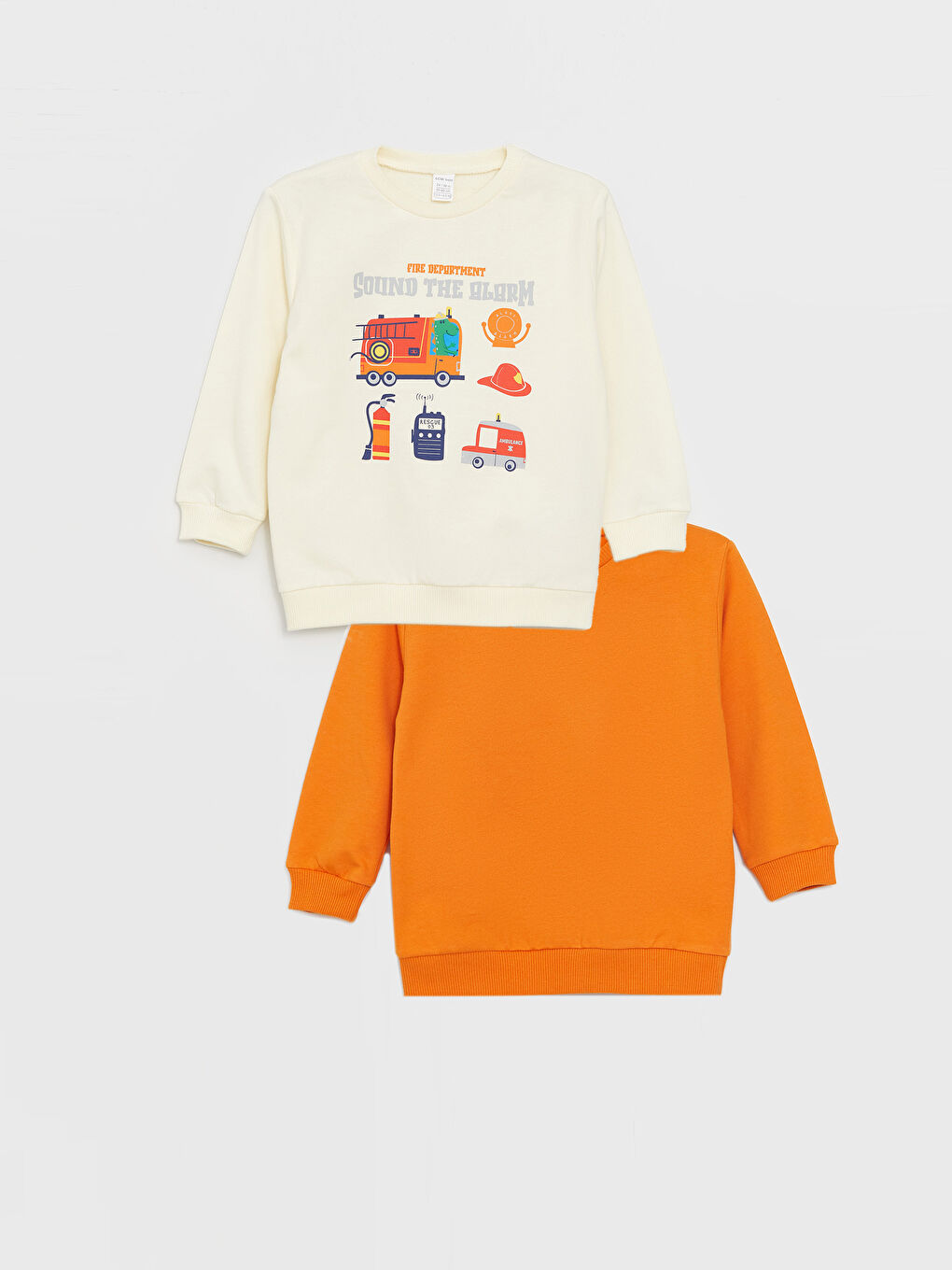 LCW baby Lot de 2 Sweat-shirts Bébé Garçon Manches Longues Imprimés -W3AO49Z1-KXN