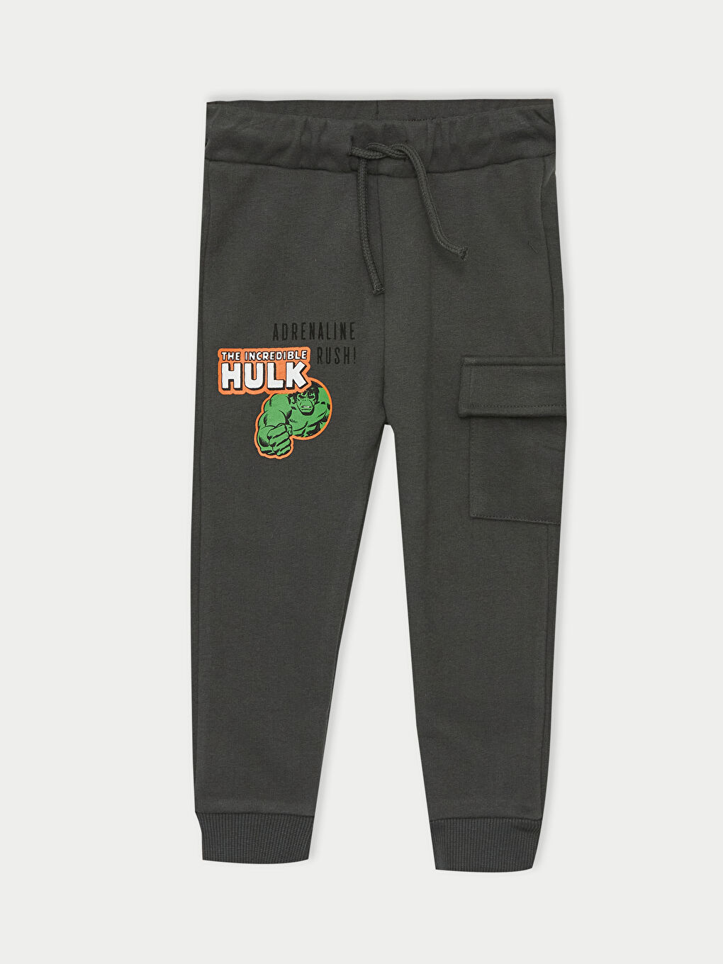 LCW baby Mavi Bisiklet Yaka Uzun Kollu Hulk Baskılı Erkek Bebek Sweatshirt ve Eşofman Altı 2'li Takım - 3