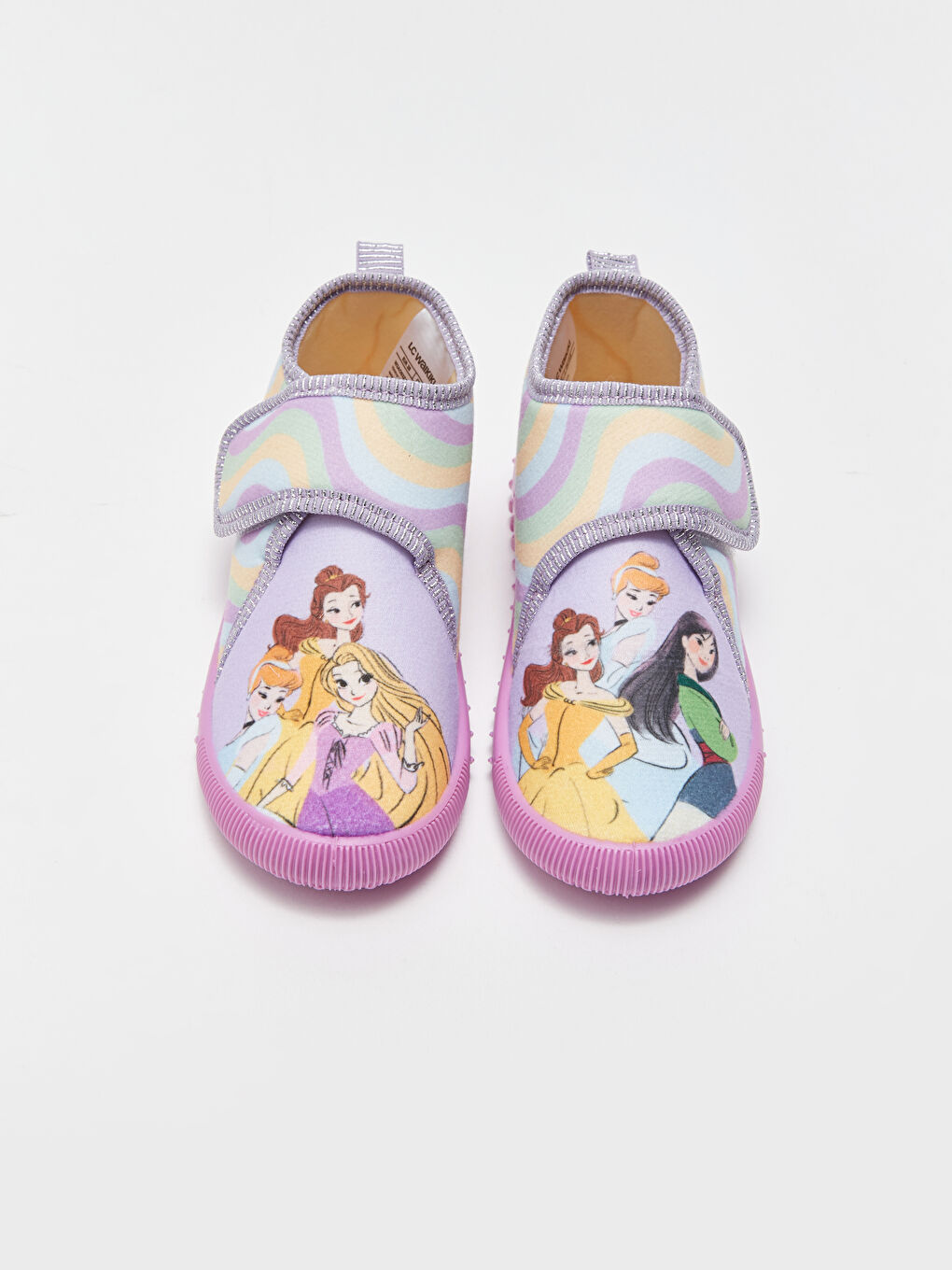 LCW STEPS Lila Disney Lisanslı Cırt Cırtlı Kız Çocuk Panduf - 2