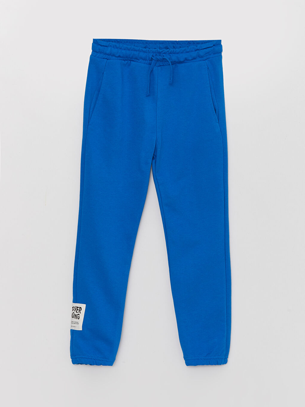 Mavi Beli Lastikli Erkek Çocuk Jogger Eşofman Altı