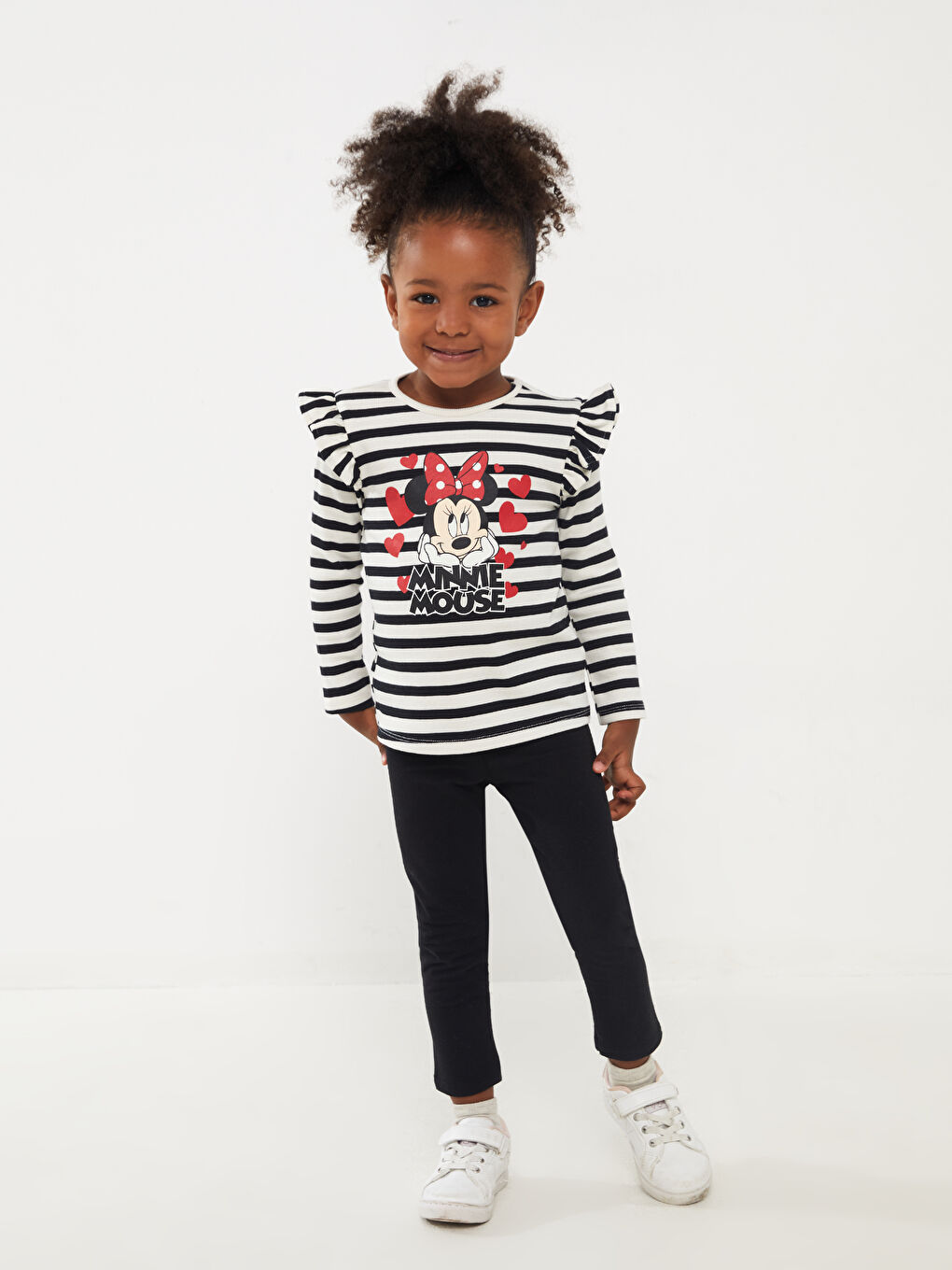 Playtime's Fun Minnie Mouse Printed T-Shirt -W3AP89Z1-LEG