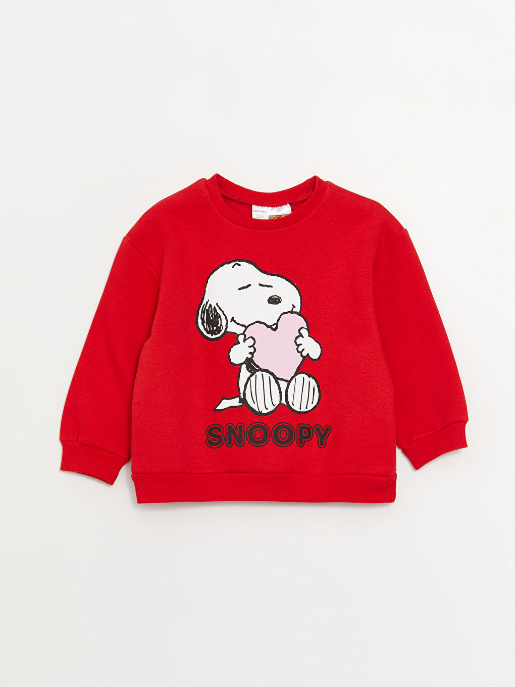 LCW baby Snoopy Printed Girl's Sweatshirt -W3AP95Z1-HPF
