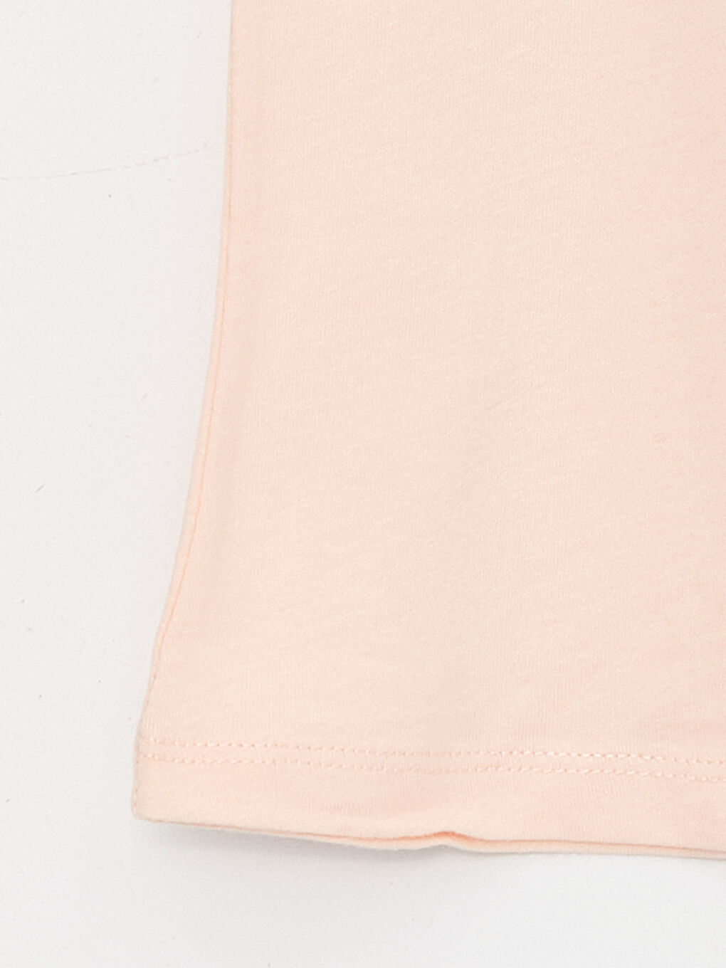 Pembe Kare Yaka Baskılı Askılı Kız Çocuk Atlet 2'li-3