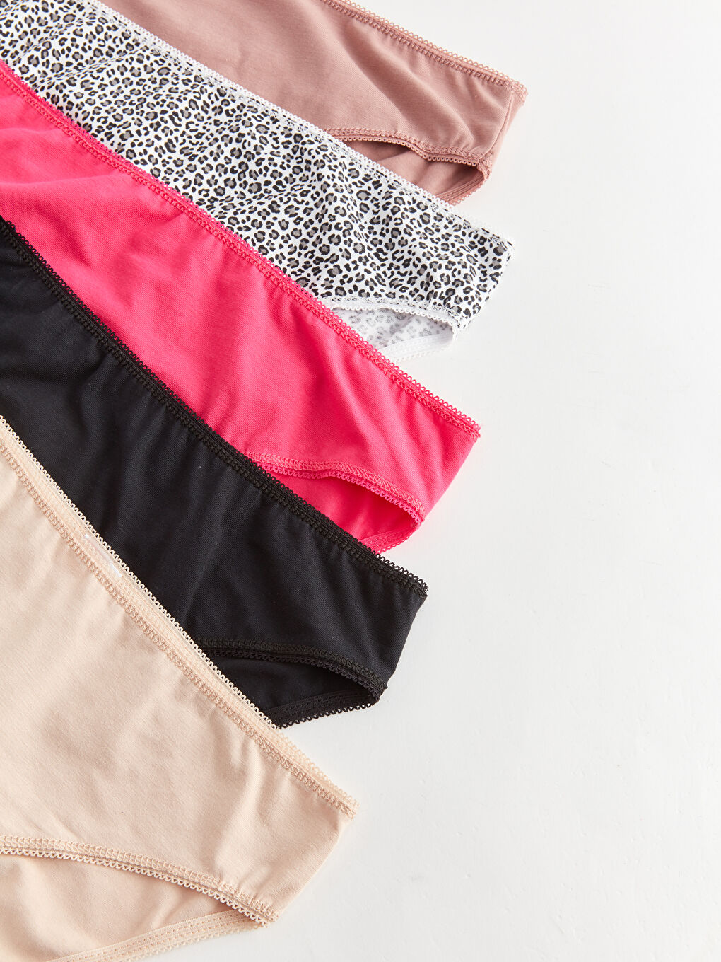 Siyah Desenli Bikini Külot 5'li-2