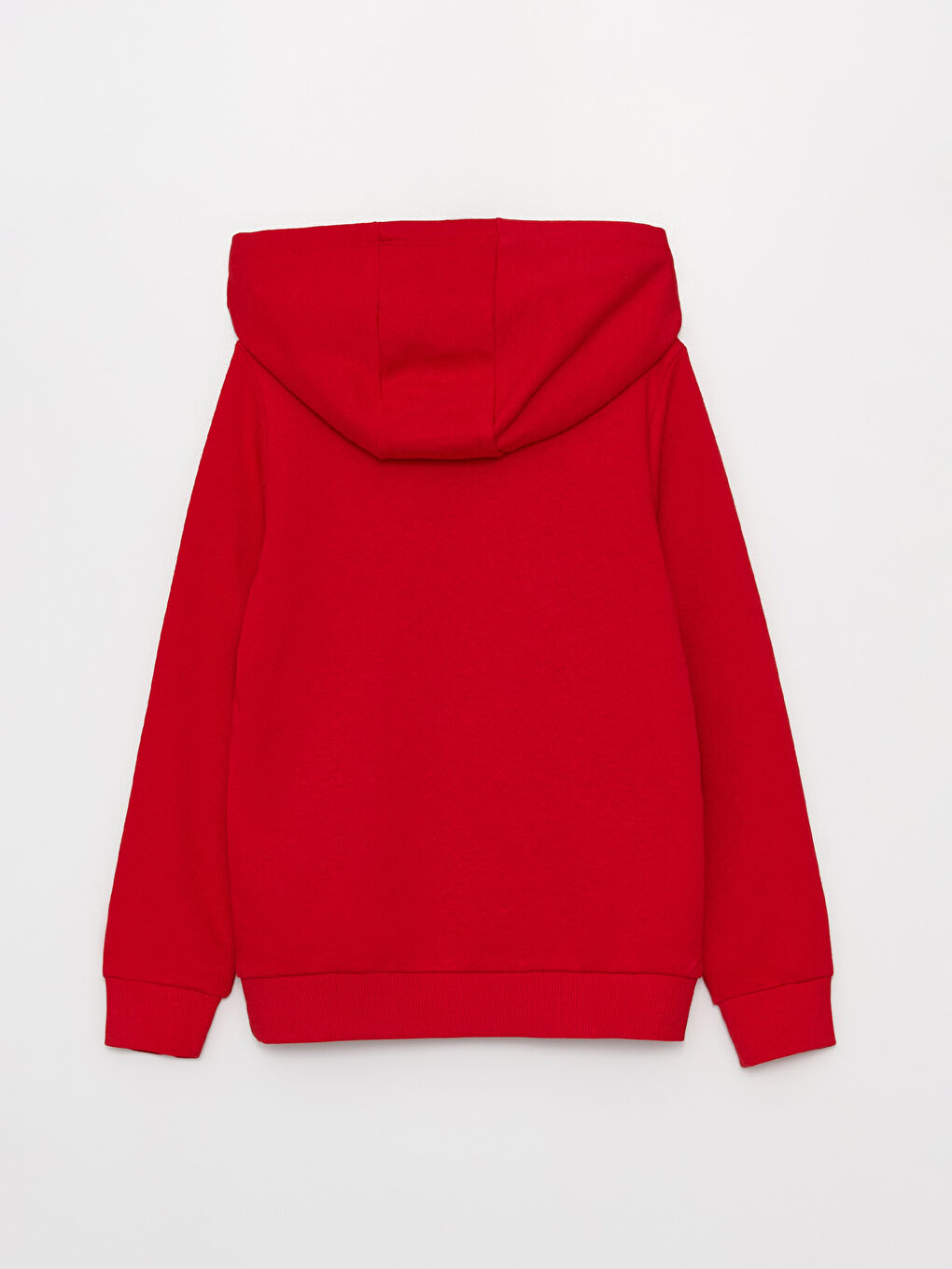 Kırmızı Atatürk İmza Baskılı Kız Çocuk Hoodie-5