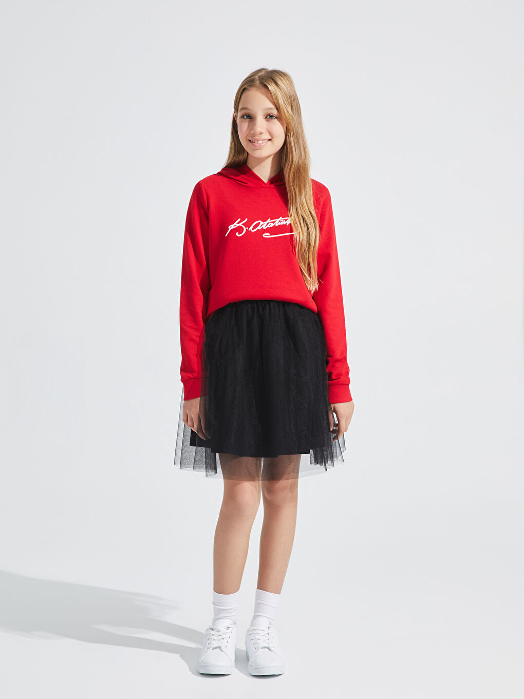 Siyah Beli Lastikli Kız Çocuk Tütü Etek