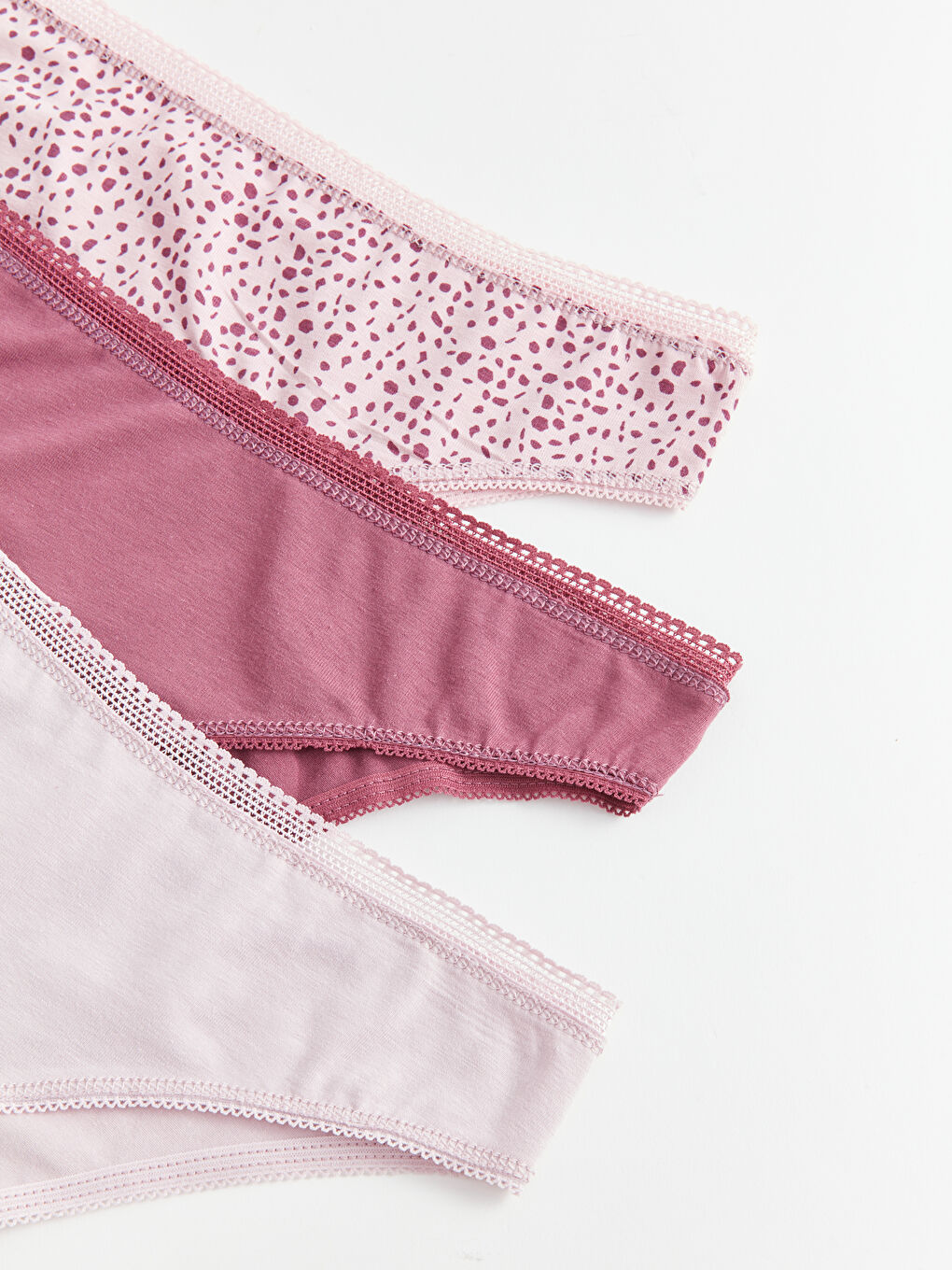 өрнекті бразилиялық іш киім 3 данадан тұратын-2