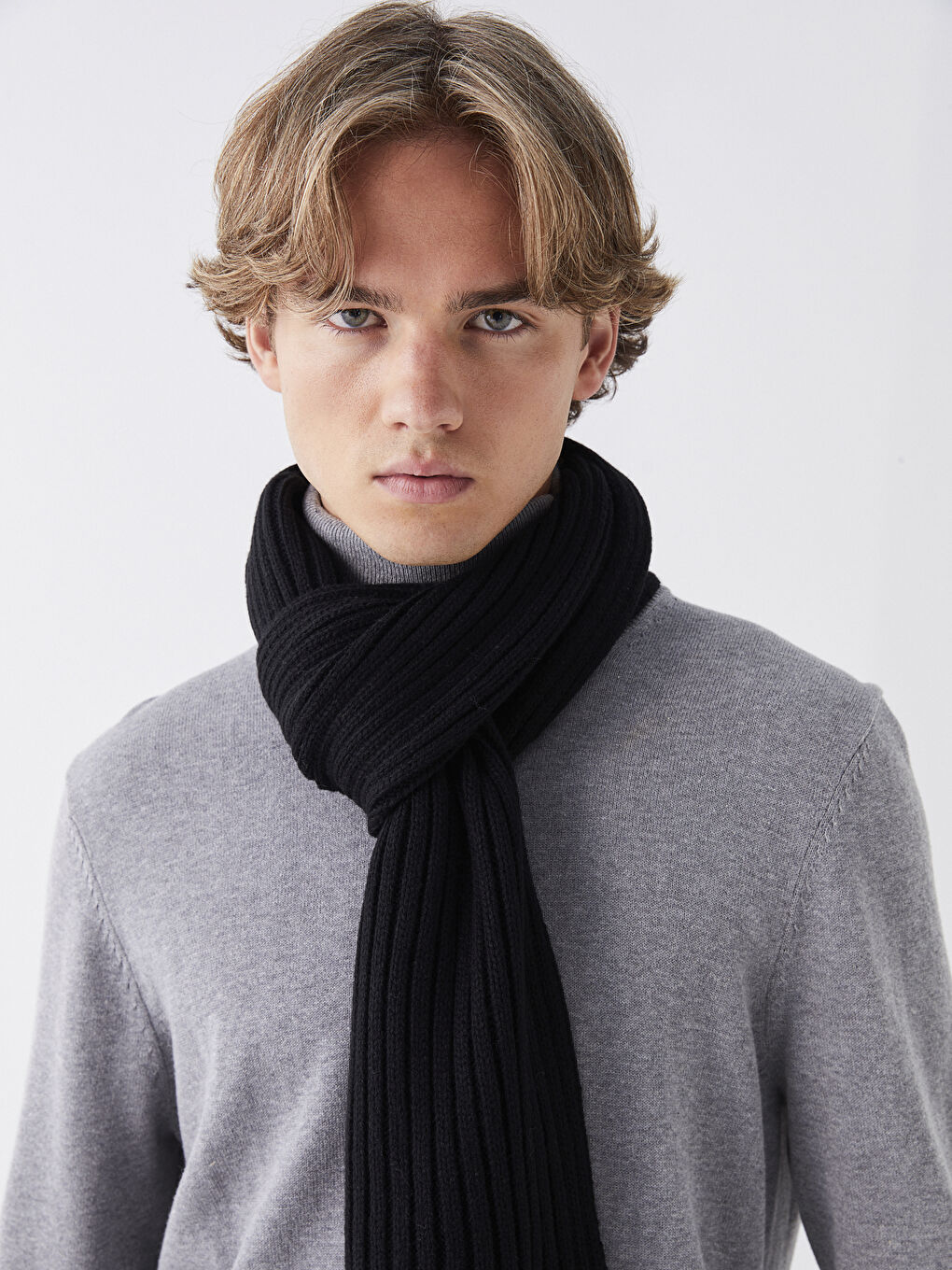 Knitwear Men's Scarf-1