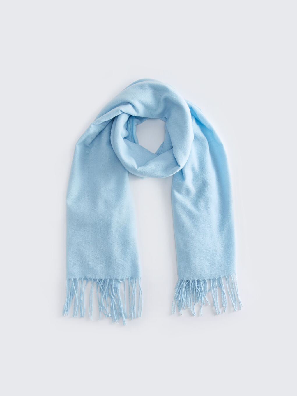 LCW ACCESSORIES Plain Tasseled Women's Scarf -W3AS46Z8-FND