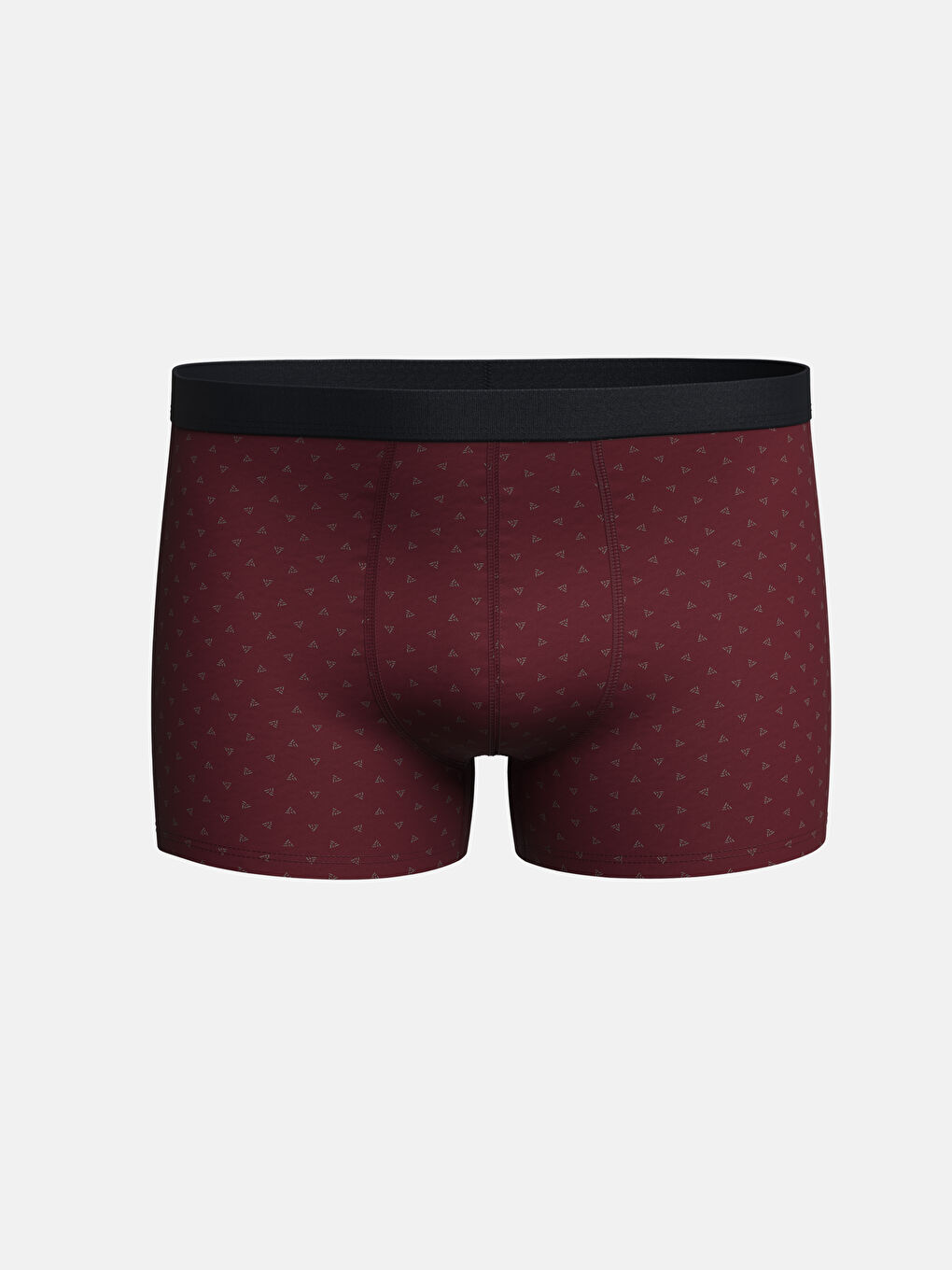 سراويل بوكسر قطن مطاطي بقصة عادية للرجال - ٣ قطع-1