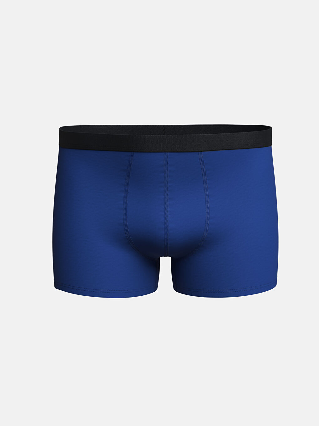 سراويل بوكسر قطن مطاطي بقصة عادية للرجال - ٣ قطع-3